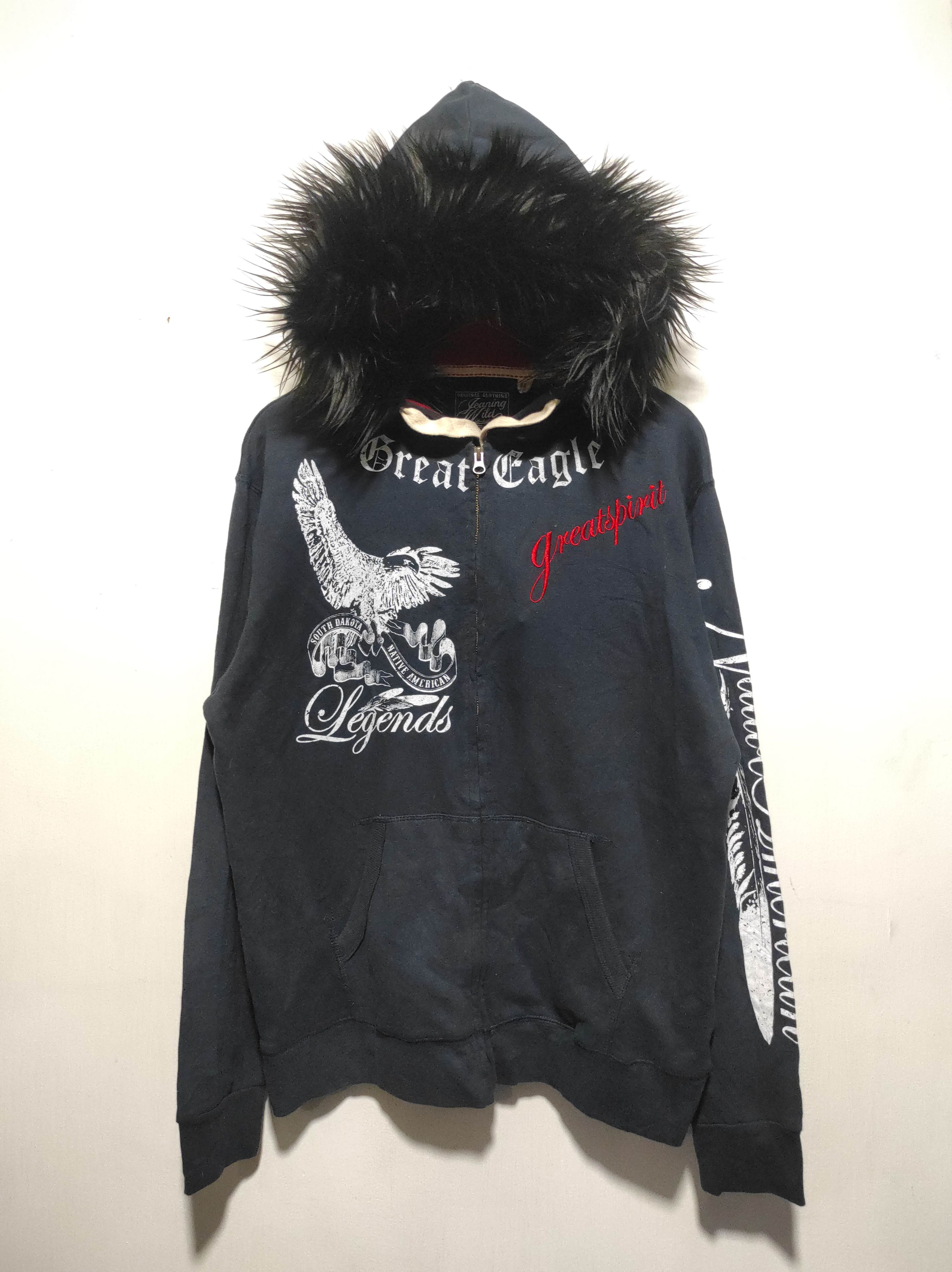 Japanese Brand Jeaning Wild poem zip fur hoodie ifsix LGB style Navy Size US L / EU 52-54 / 3 - 3 Thumbnail
