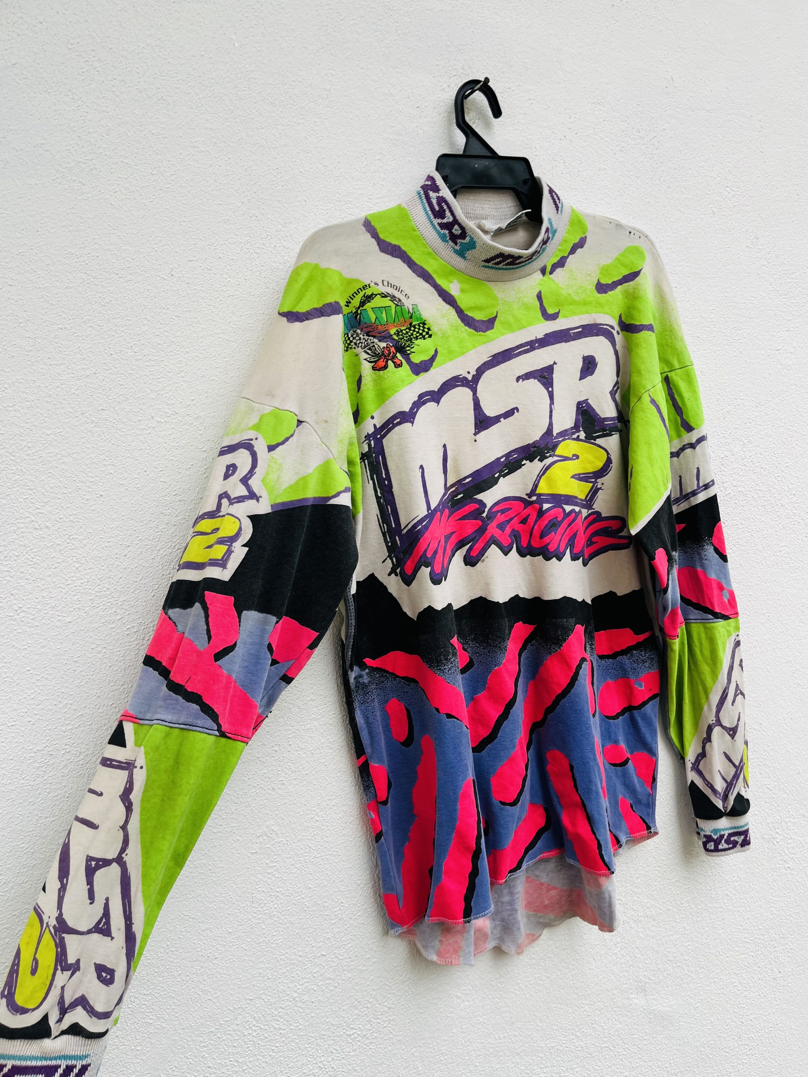 Japanese Brand Vintage MSR Racing Motorcross Fashion Style Size US L / EU 52-54 / 3 - 4 Thumbnail