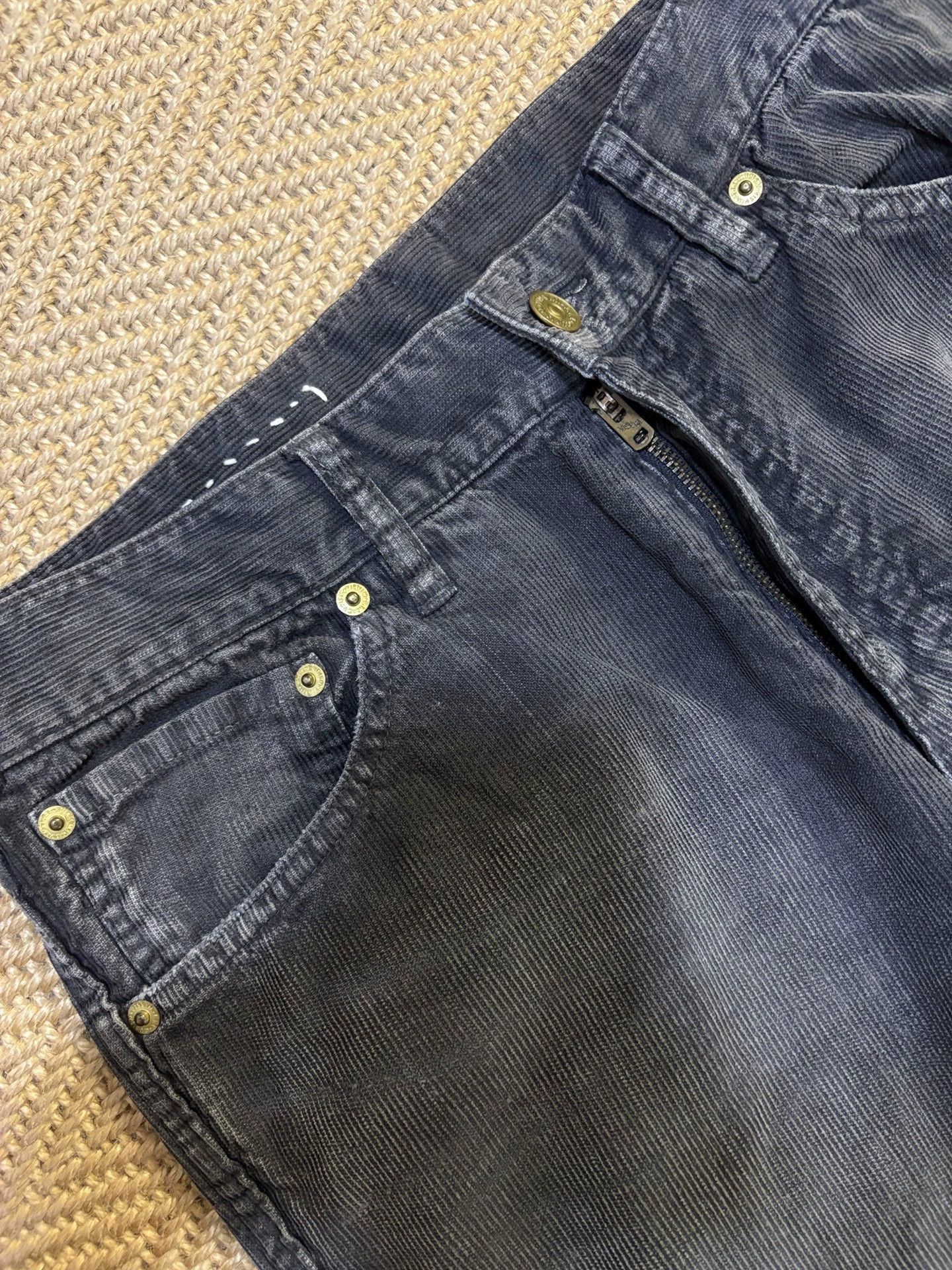Visvim VISVIM ICT FLUXUS 03 Cords DMGD Indigo Washed New Size US 30 / EU 46 - 4 Thumbnail