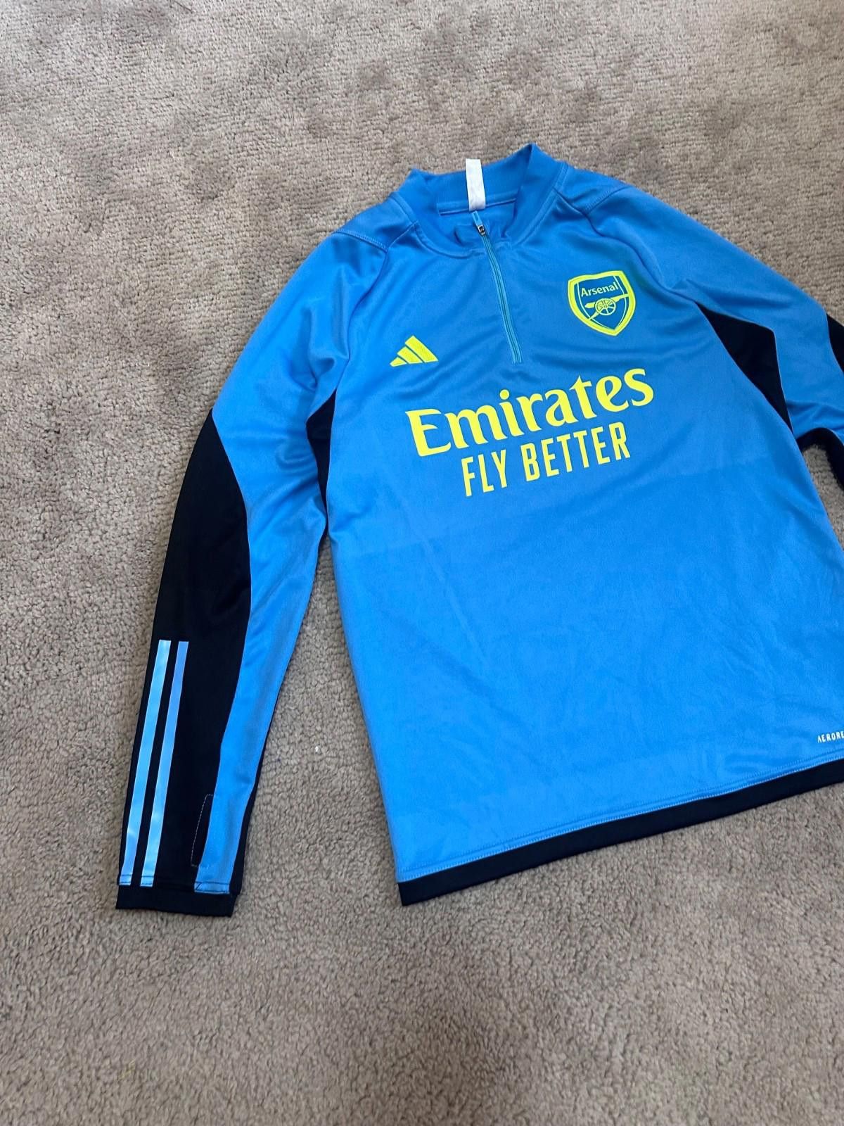 Adidas ARSENAL 2023/24 TRAINING TOP FOOTBALL SOCCER JACKET ADIDAS Size US S / EU 44-46 / 1 - 2 Thumbnail
