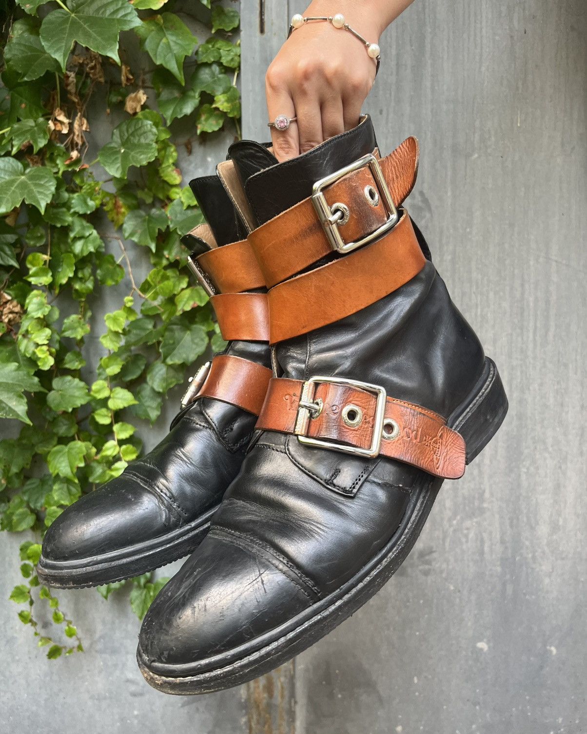 Vivienne Westwood Vivienne Westwood leather “Pirate” boots | Grailed