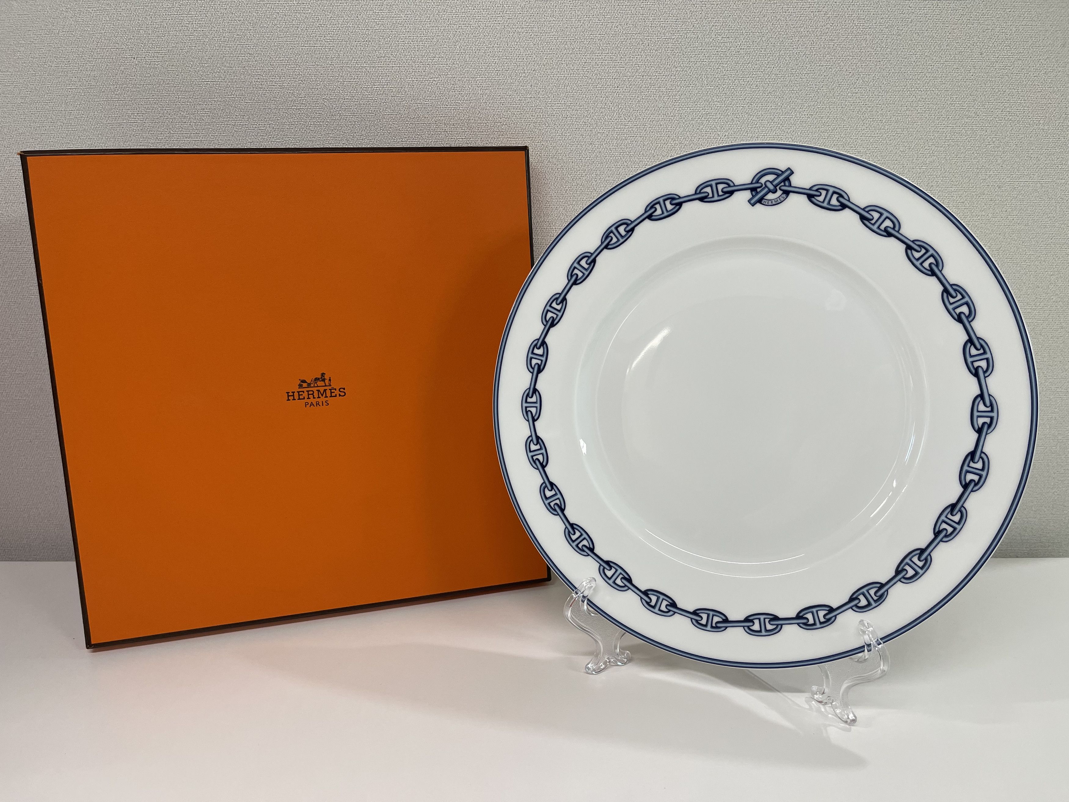 Hermes Hermes Chaine D'Ancre Blue Plate 1P Size ONE SIZE - 1 Thumbnail