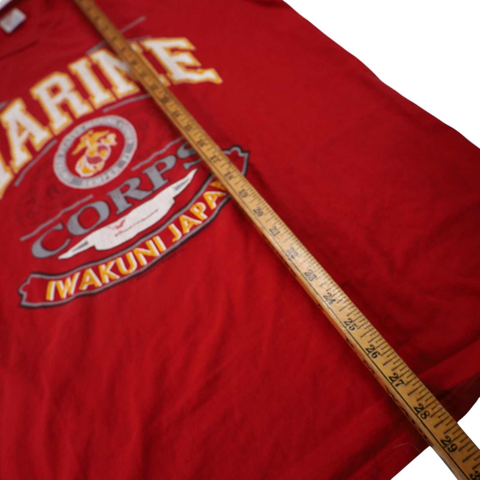 Vintage VTG United States Marine Corps Iwakuni Japan Graphic T Shirt Size US L / EU 52-54 / 3 - 7 Thumbnail