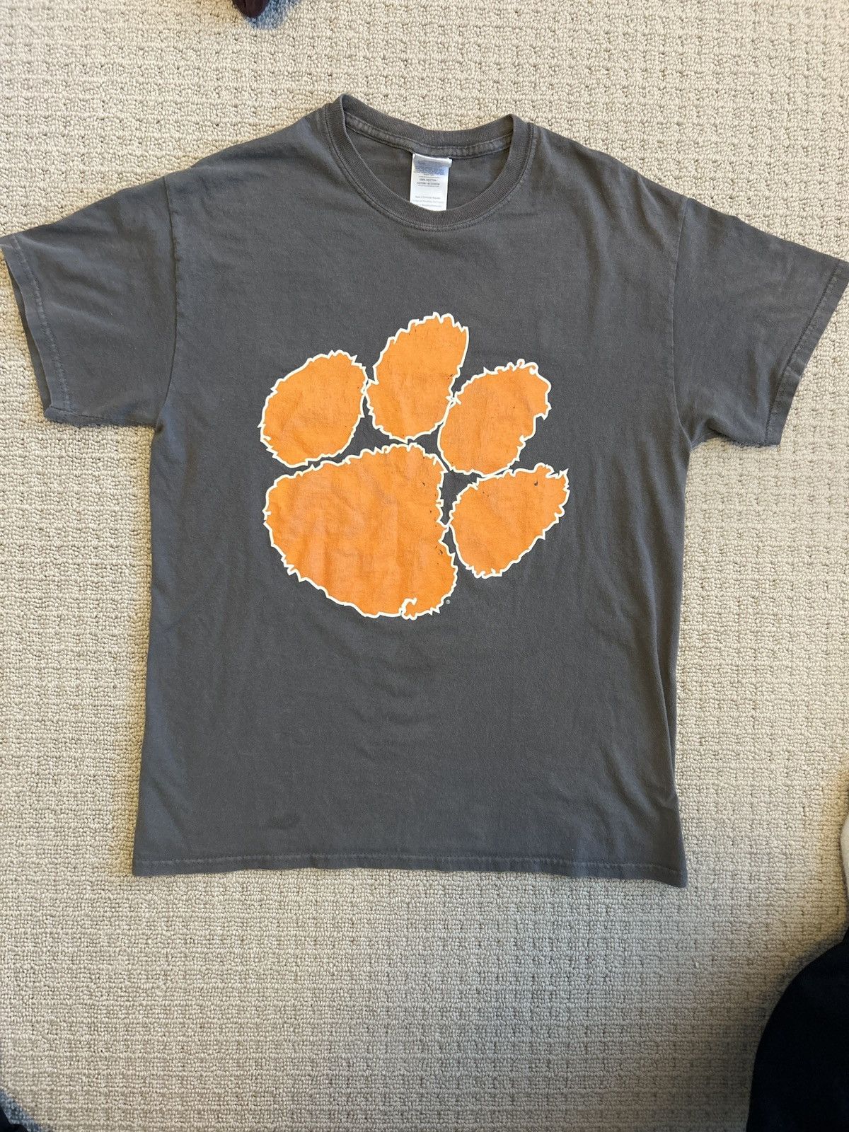 Gildan Retro Big Clemson Logo Tee Size US M / EU 48-50 / 2 - 1 Thumbnail