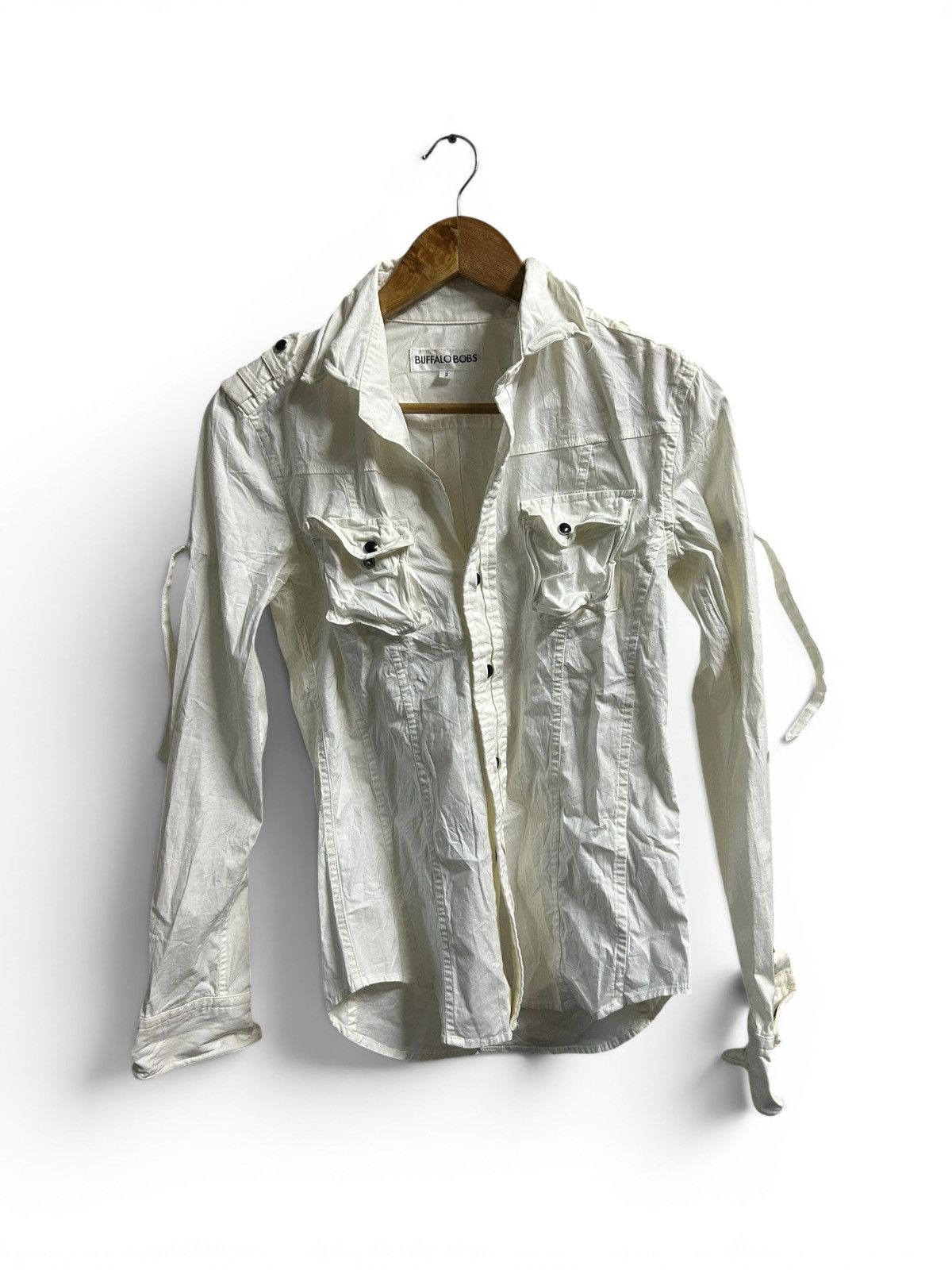 BUFFALO BOBS Archival Military Stretch Shirt Size US M / EU 48-50 / 2 - 1 Thumbnail