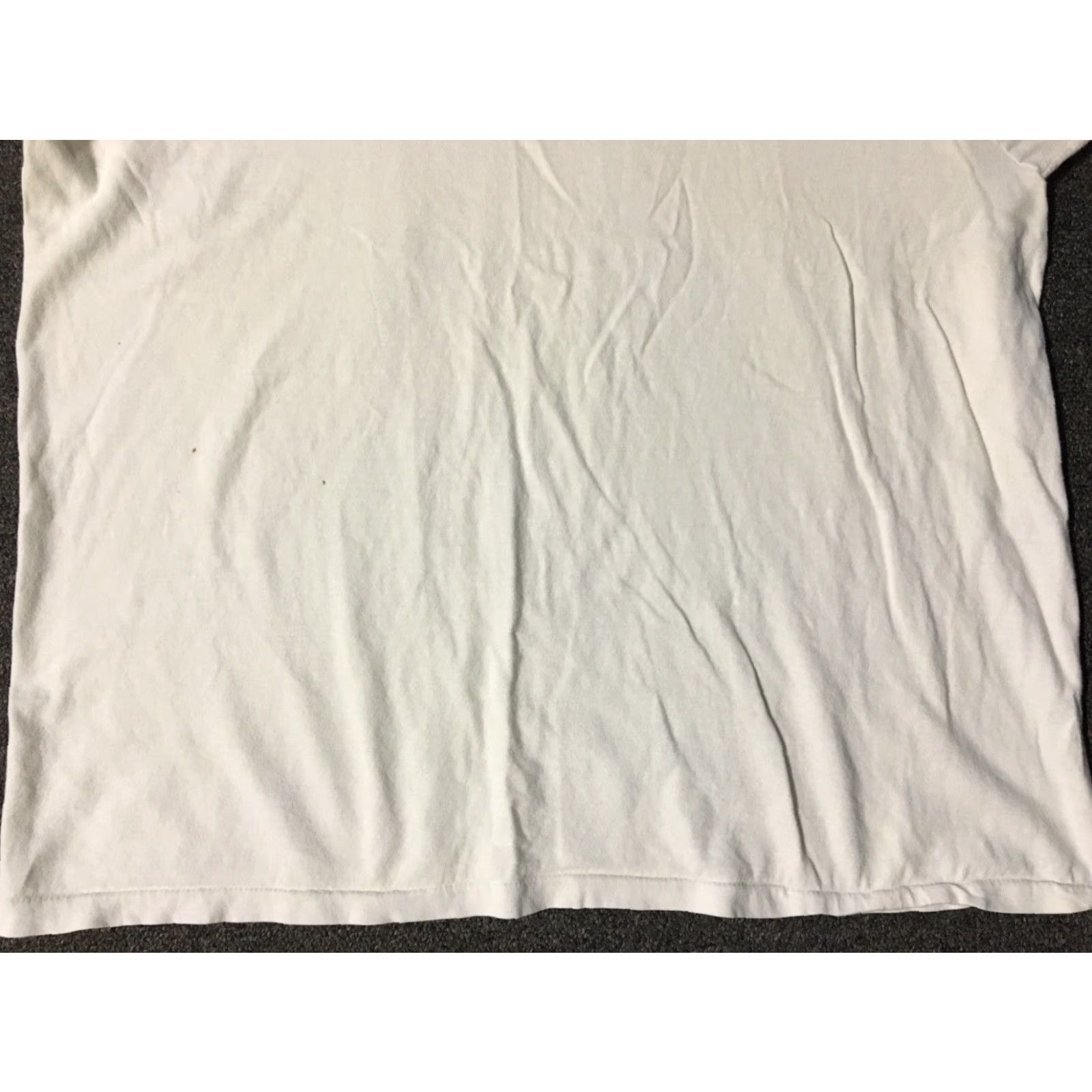 Vintage Vtg 90s Faded V Neck Shirt XL White USA Grunge Biker Punk Skate 80s 90s Vintage single stitch Mens T-Shirt Size US XL / EU 56 / 4 - 4 Thumbnail