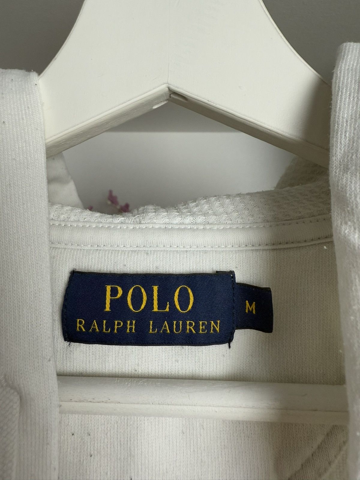 Designer × Polo Ralph Lauren Polo Ralph Lauren white zip hoodie M designer luxury drill Size M / US 6-8 / IT 42-44 - 6 Thumbnail