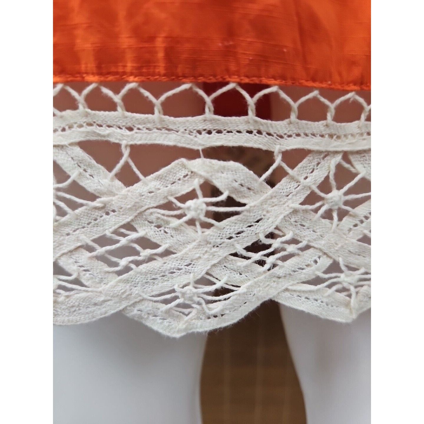 Anthropologie Moulinette Soeurs Anthro Dress Womens 0 Orange Crochet Medal Size XS / US 0-2 / IT 36-38 - 18 Thumbnail