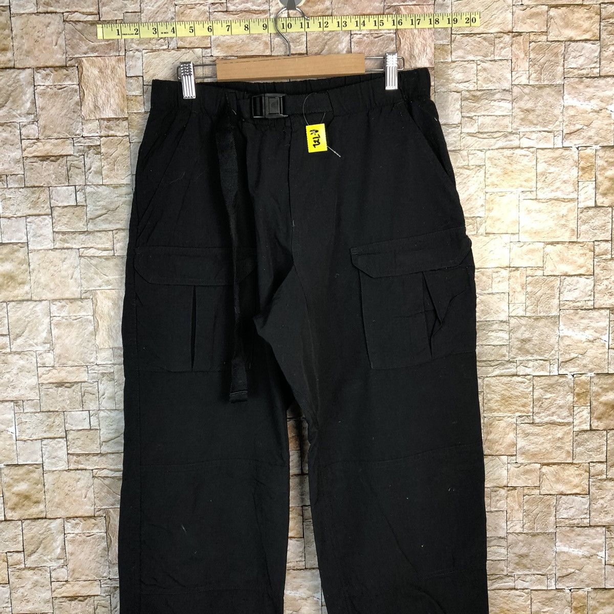 L.L. Bean L.L Bean Black jogger Cargo Multipocket Pants #A722 Size US 29 - 2 Thumbnail