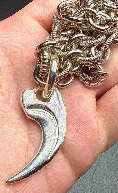 Robert Lee Morris RLM Robert Lee Morris Sterling Claw Necklace Size ONE SIZE - 5 Thumbnail
