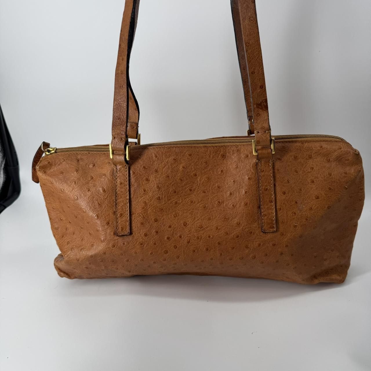 Other Francescio Biasia Handbag W Ostrich Effect Size ONE SIZE - 2 Thumbnail