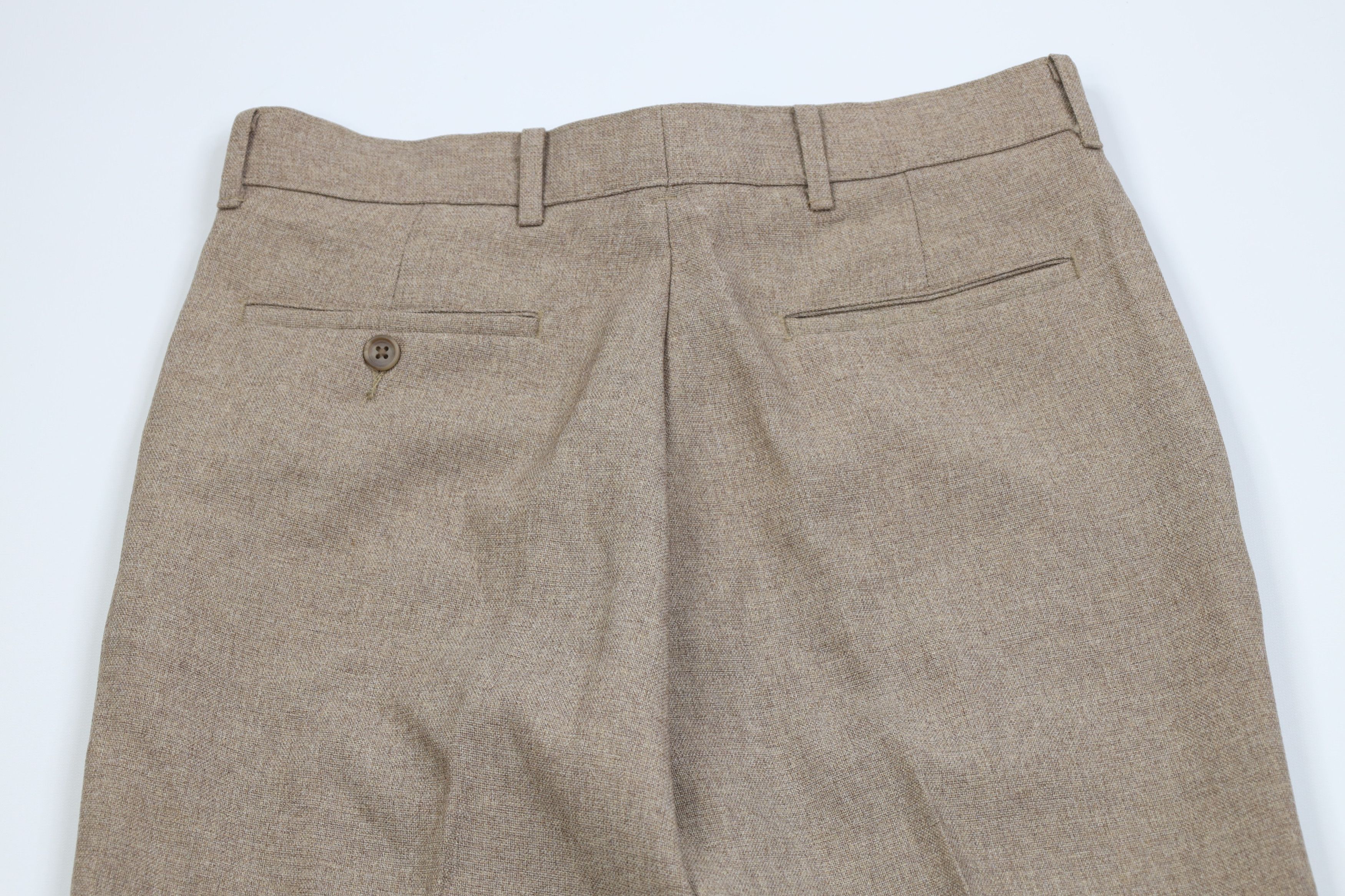 Levi's Vintage 70s Levis Wide Leg Chino Pants Heather Brown USA Size US 30 / EU 46 - 11 Thumbnail