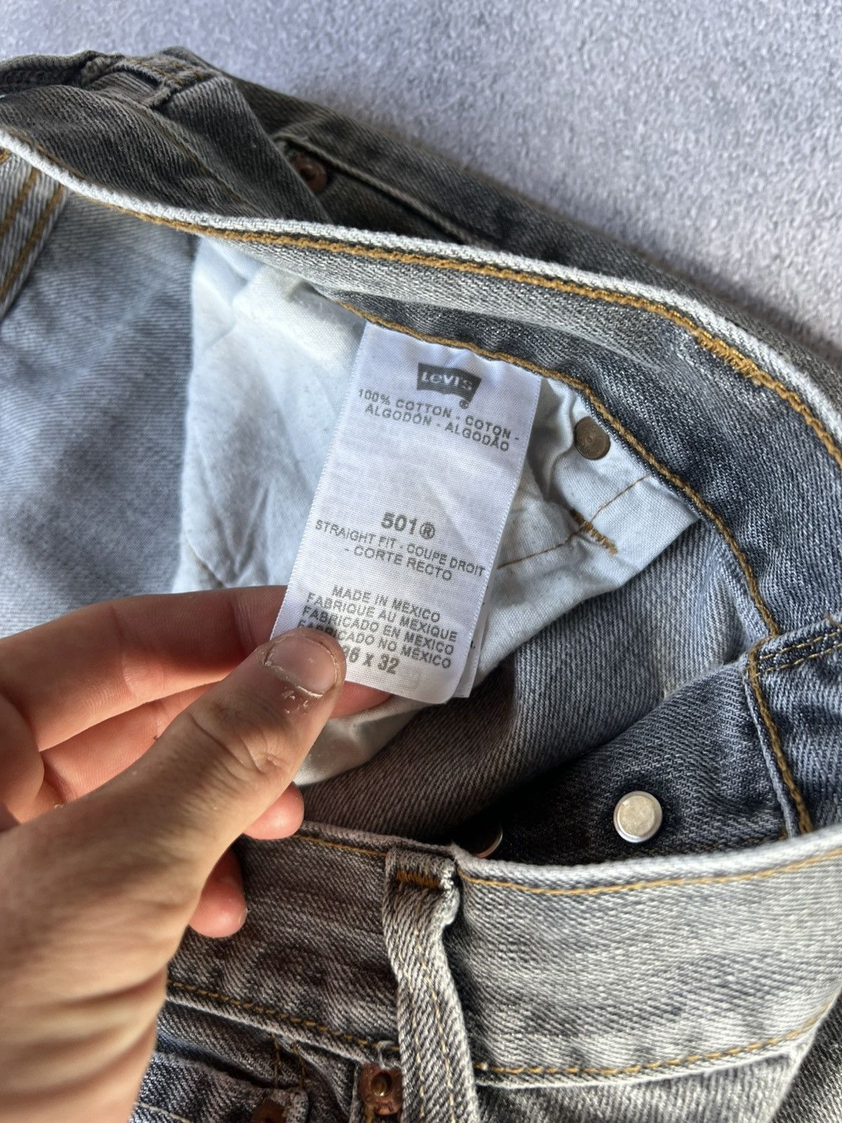Levi's Vintage Rick Owens Junya Watanabe Style Washed Jeans Size US 36 / EU 52 - 11 Thumbnail
