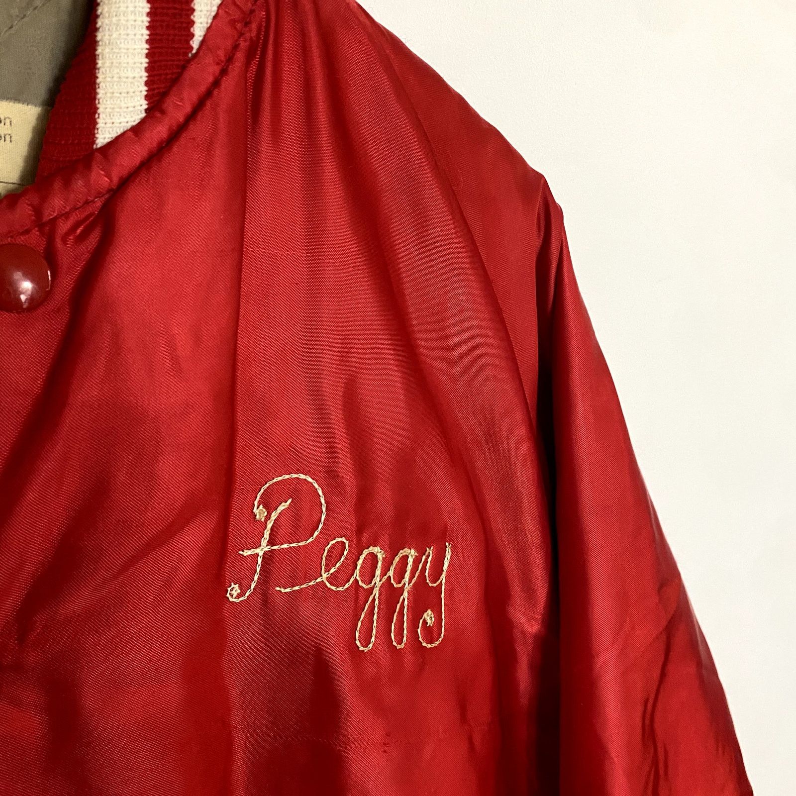 Delong × Vintage Vintage Chain Stitched Satin Varsity Jacket Fried Chicken 70 Size US M / EU 48-50 / 2 - 6 Thumbnail