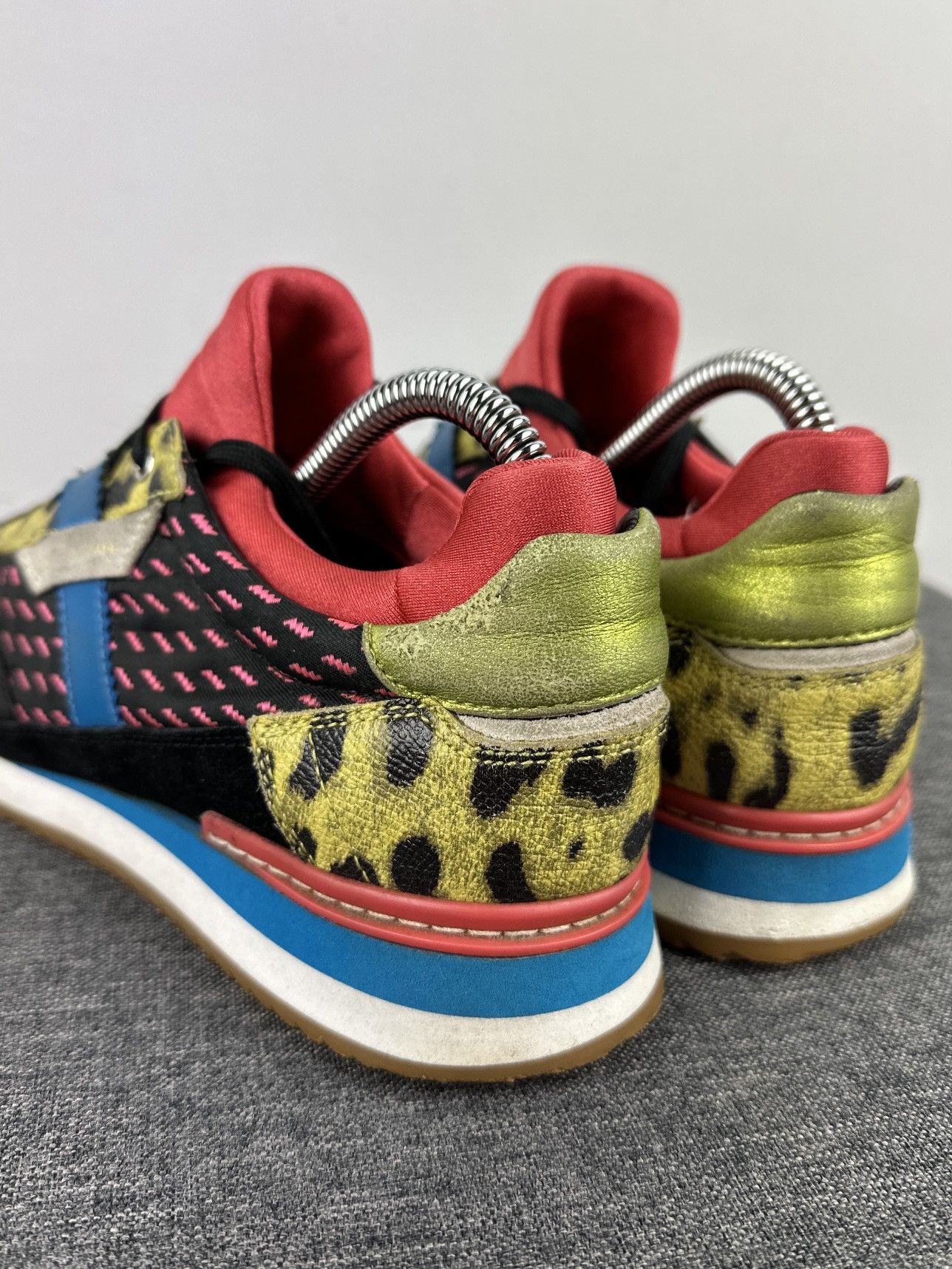 Dolce & Gabbana Dolce & Gabbana Animal & Zigzag Print Trainers Sneakers W’ Size US 7.5 / IT 37.5 - 8 Thumbnail