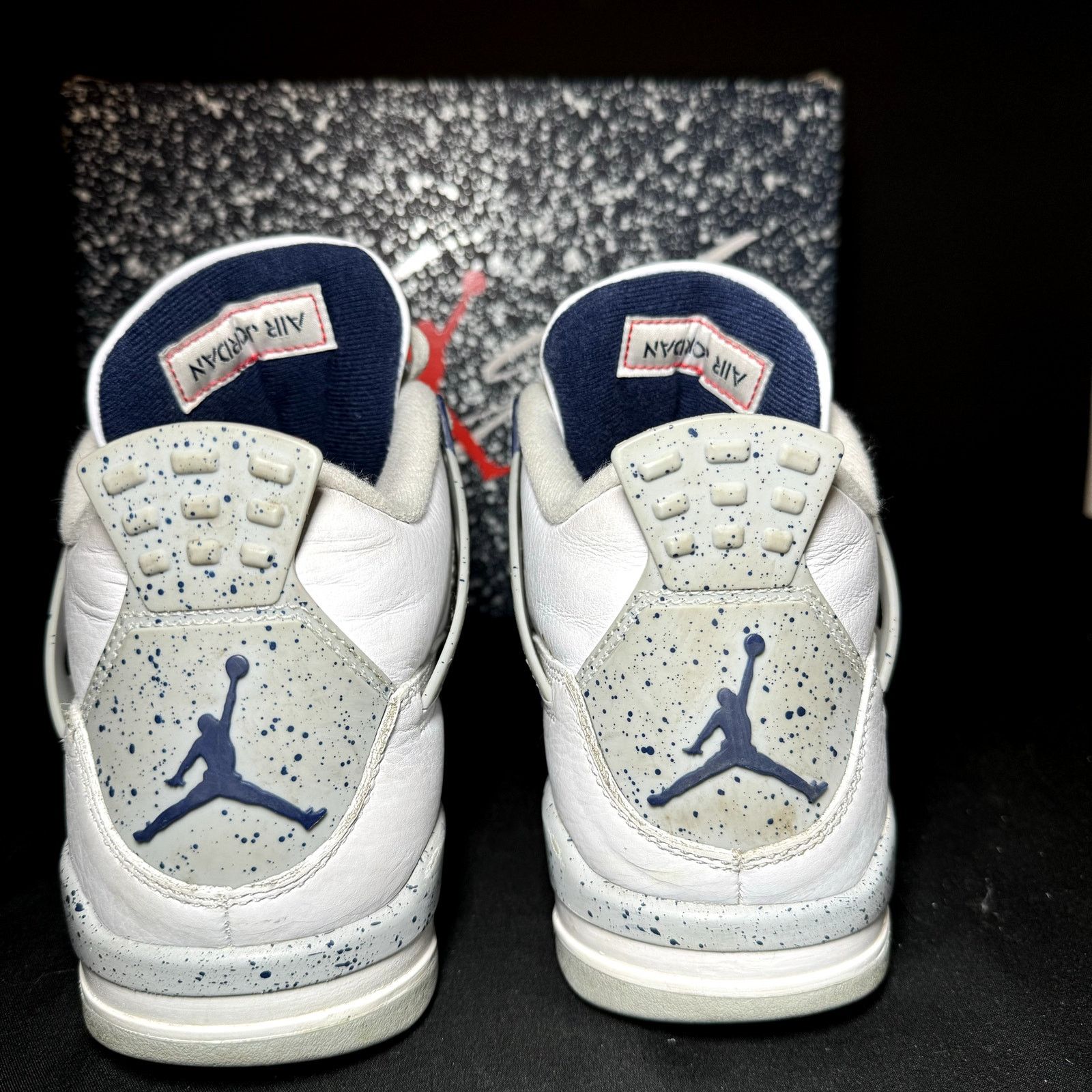 Jordan Brand × Nike Size 8.5 - Nike Air Jordan 4 Retro Midnight Navy Men's Shoes Size US 8.5 / EU 41-42 - 5 Thumbnail