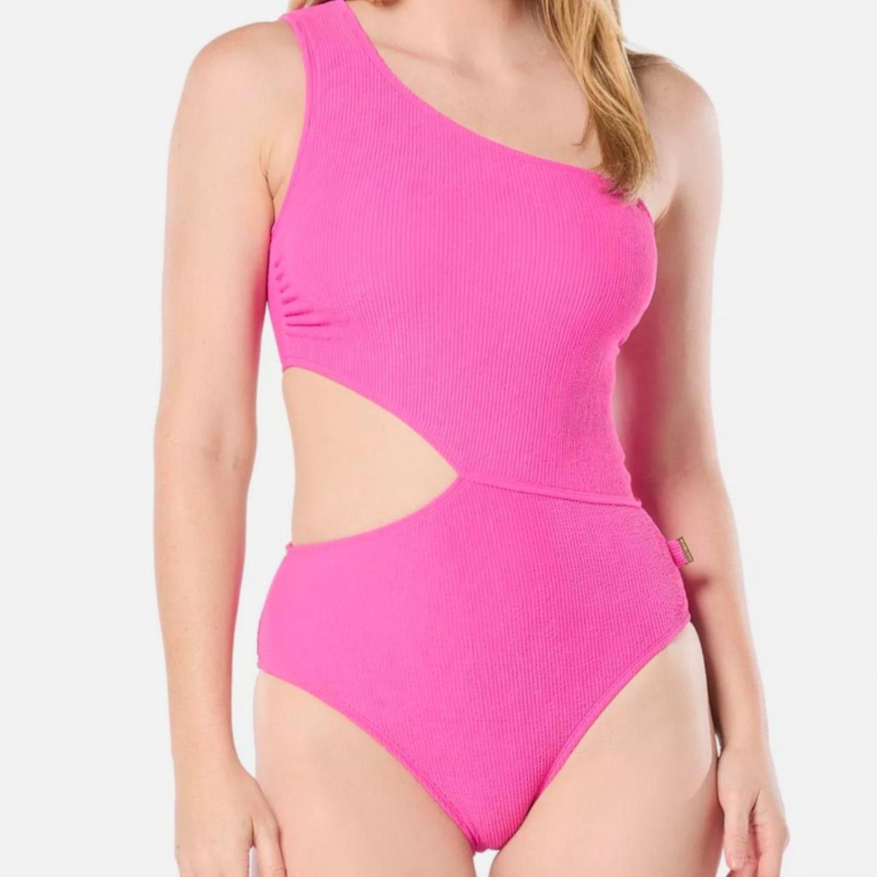 Michael Kors Michael Kors Women's Michael One Side Cut Swimsuit Size XL / US 12-14 / IT 48-50 - 2 Thumbnail