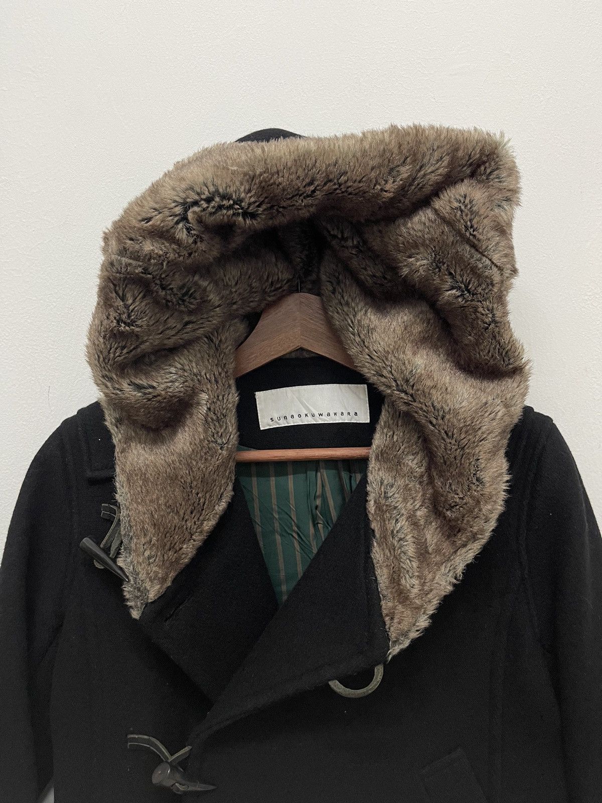 Issey Miyake VINTAGE SUNAOKUWAHARA FUR HOODIES WOOL PARKAS Size US S / EU 44-46 / 1 - 2 Thumbnail