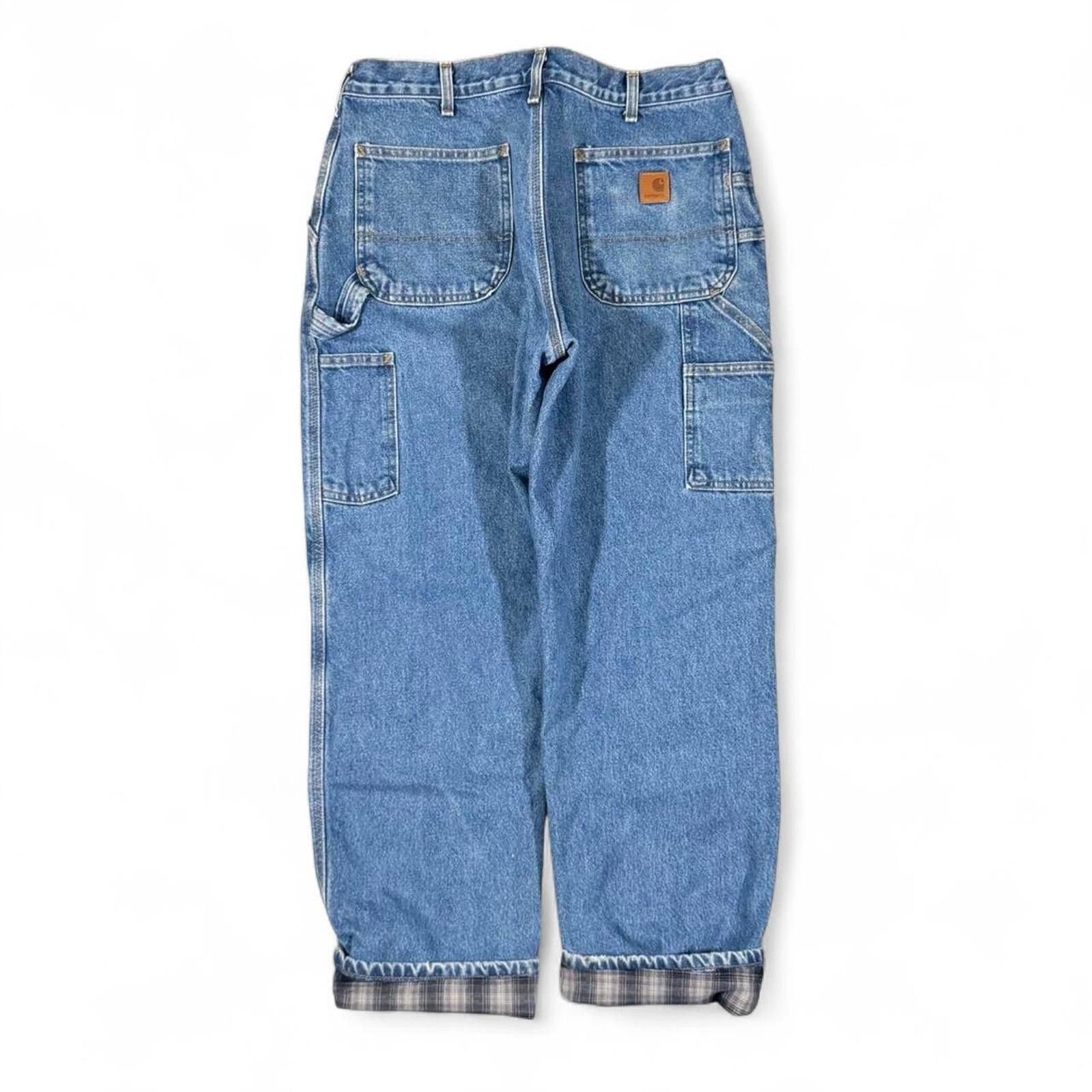 Carhartt VTG Carhartt Carpenter Lined Jeans Size 32 Size US 32 / EU 48 - 2 Thumbnail