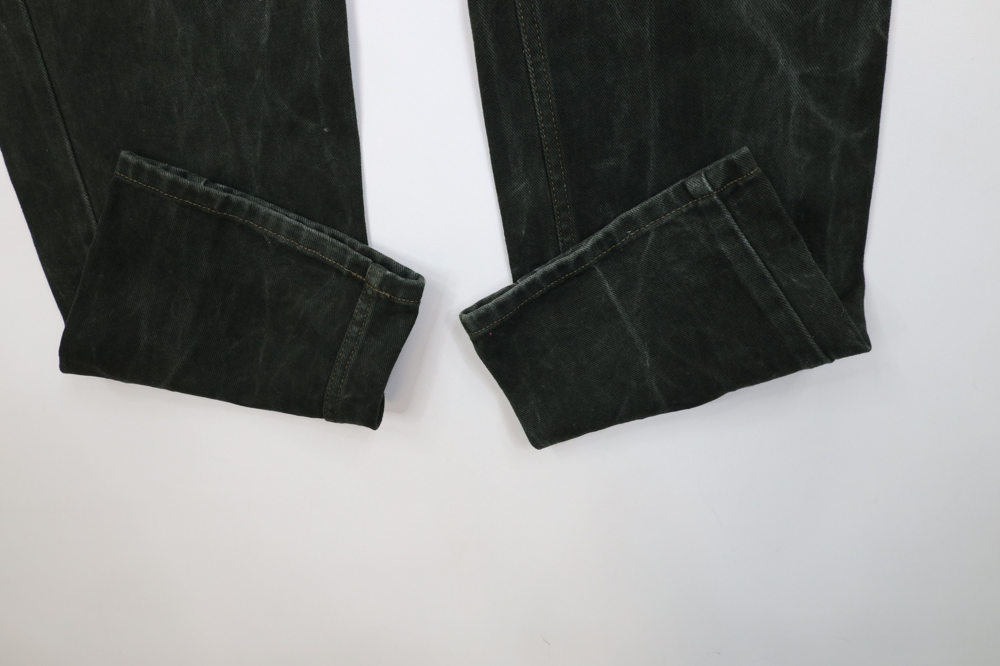 Gap Vintage 90s Gap Baggy Loose Fit Denim Jeans Green Cotton Size US 30 / EU 46 - 5 Thumbnail