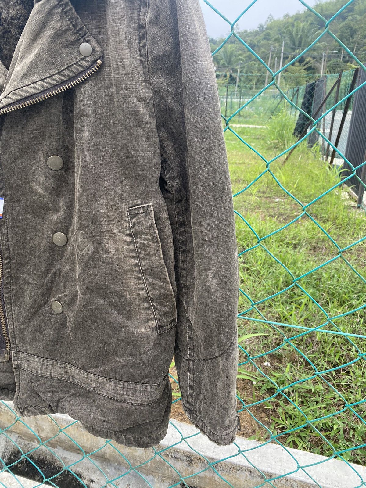 Japanese Brand × Johnbull AW John Bull Fax Fur Liner Olive Green Jacket Size M / US 6-8 / IT 42-44 - 5 Thumbnail
