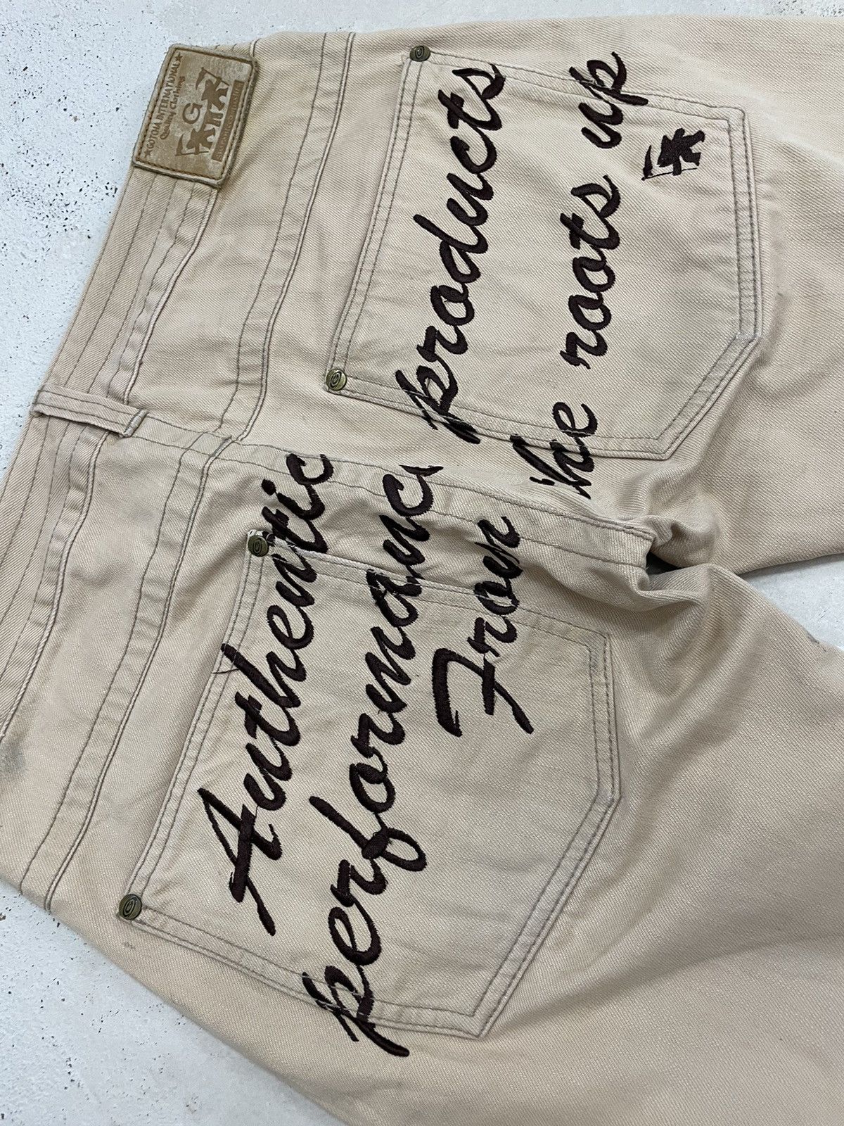 Gotcha Gotcha Surf Y2K Style Hawaii Design Oil Mark Pants Size US 31 - 20 Thumbnail