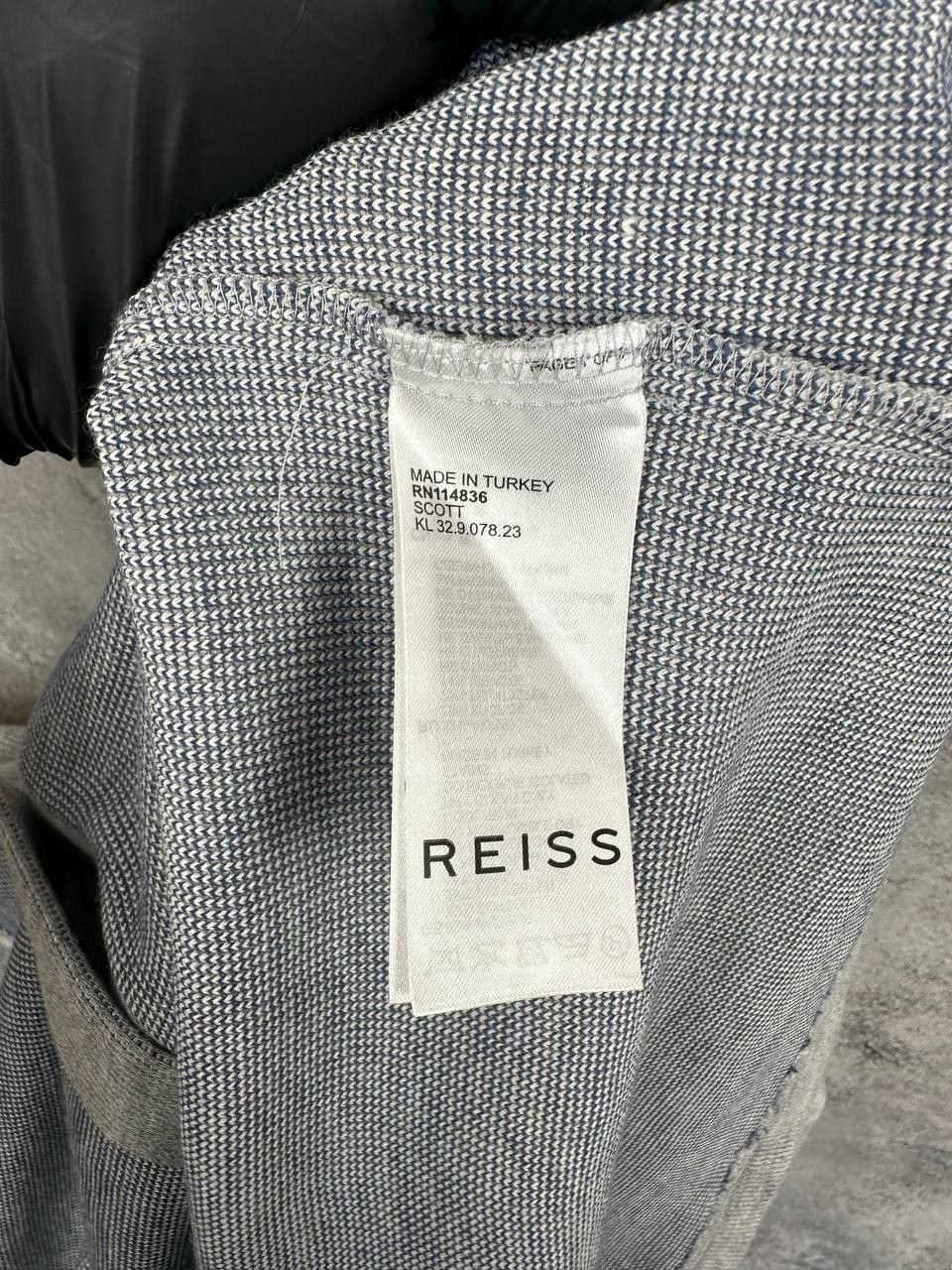 Reiss REISS Scott Jersey Overshirt Button Up Shirt Gray LS Size US L / EU 52-54 / 3 - 13 Thumbnail