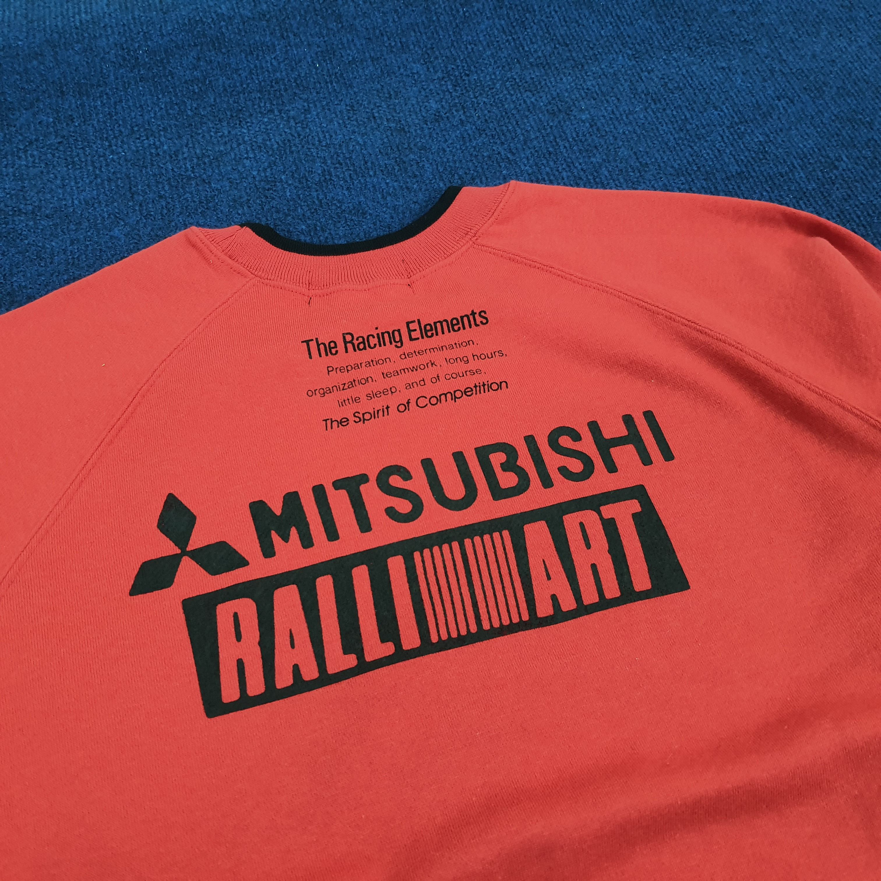 Japanese Brand × Vintage Vintage RalliArt Mitsubichi The Racing Elements Sweatshirt Size US S / EU 44-46 / 1 - 2 Thumbnail
