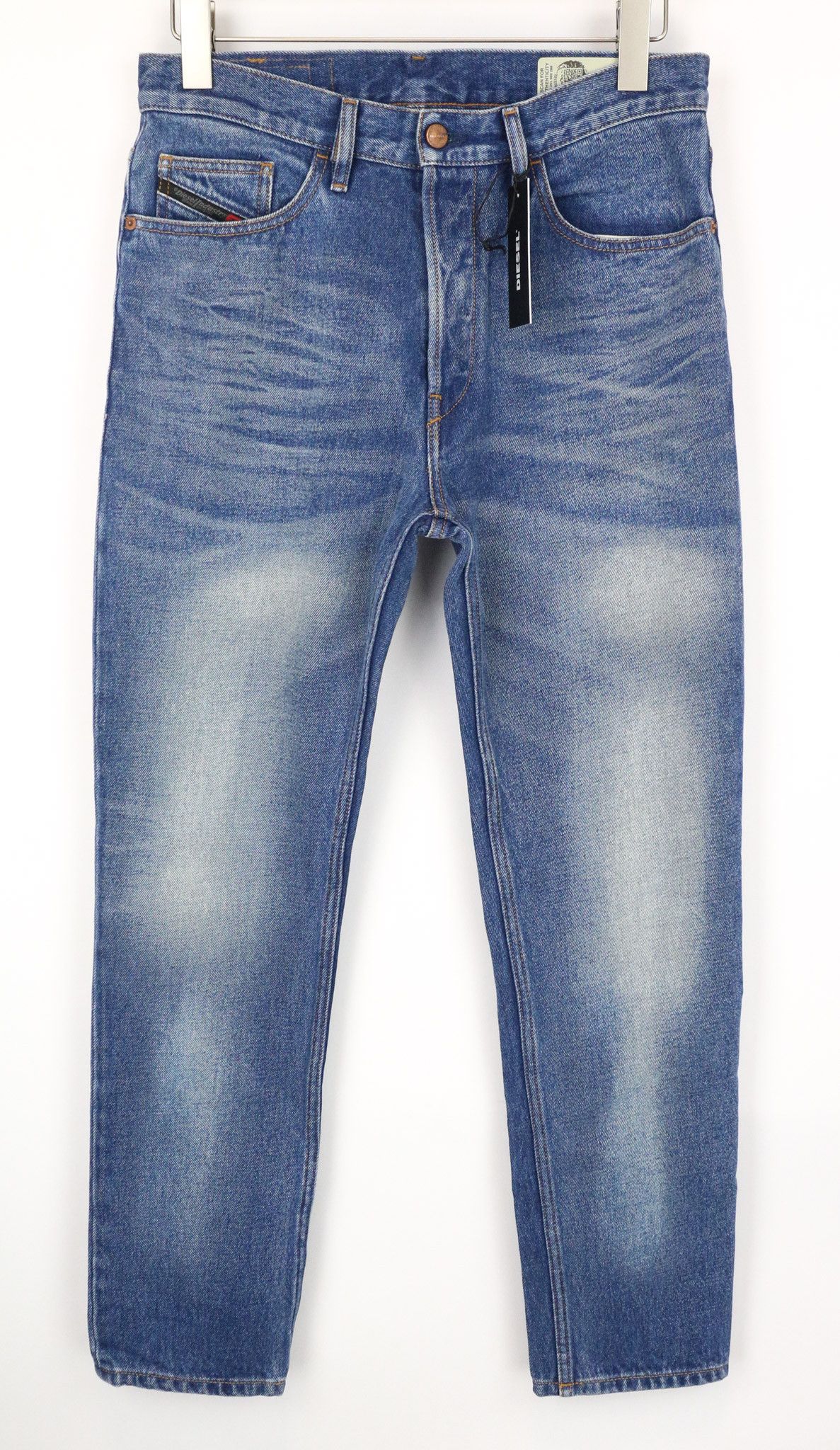 Diesel D-AYGLE 0076Y W29/L32 Blue Buttoned Jeans 74668 Size US 29 - 1 Thumbnail