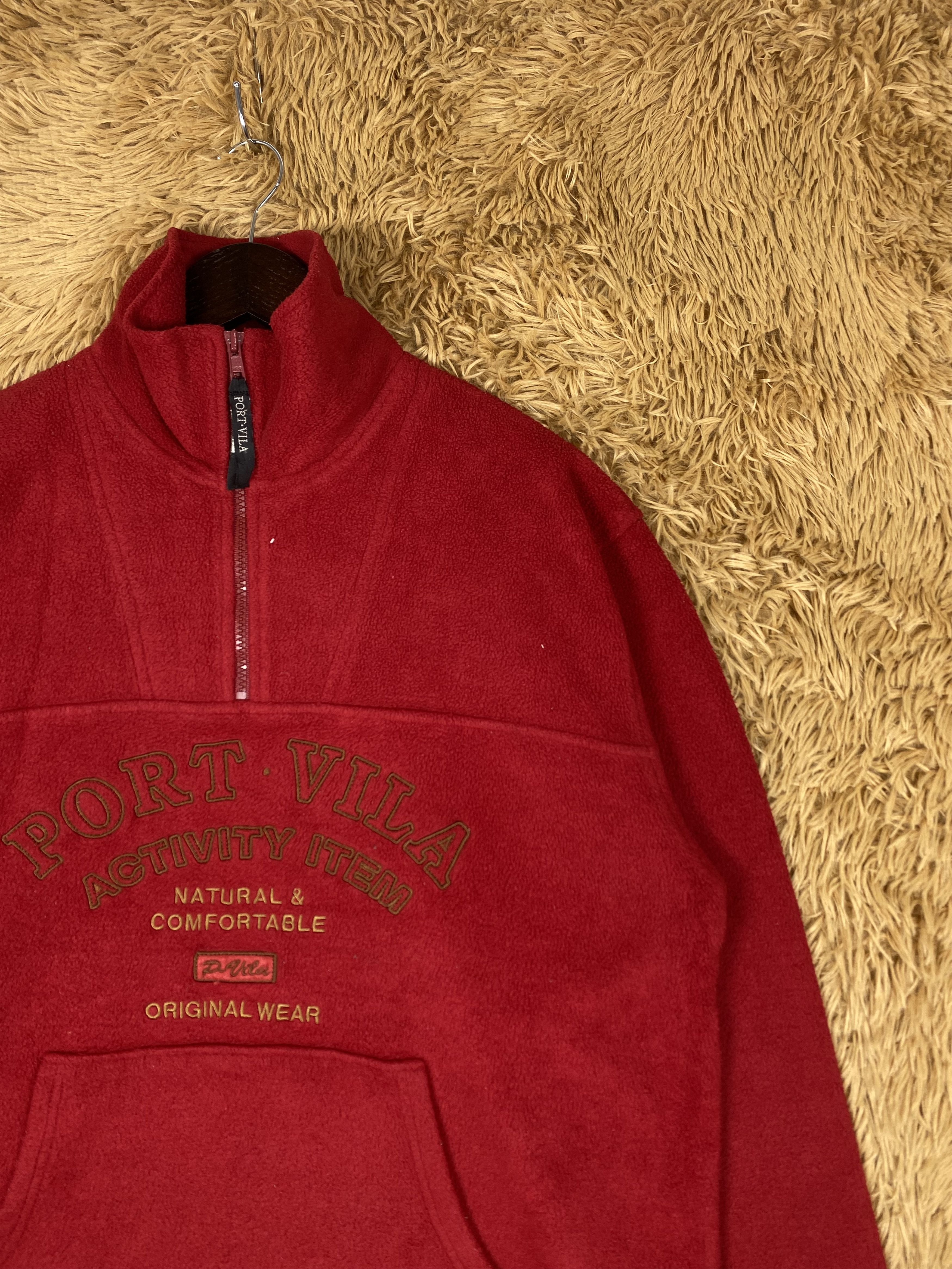 Japanese Brand Vintage Port-Vila Halfzipper Sweatshirts DJ0790 Size US M / EU 48-50 / 2 - 3 Thumbnail