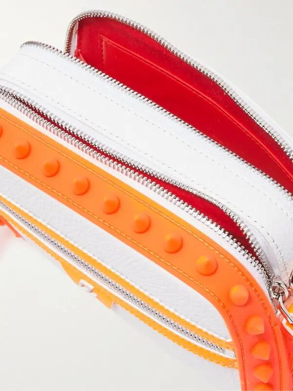 Christian Louboutin o1s1wg110125 Size: OS/Leather Messenger Bag in Orange Size ONE SIZE - 3 Thumbnail
