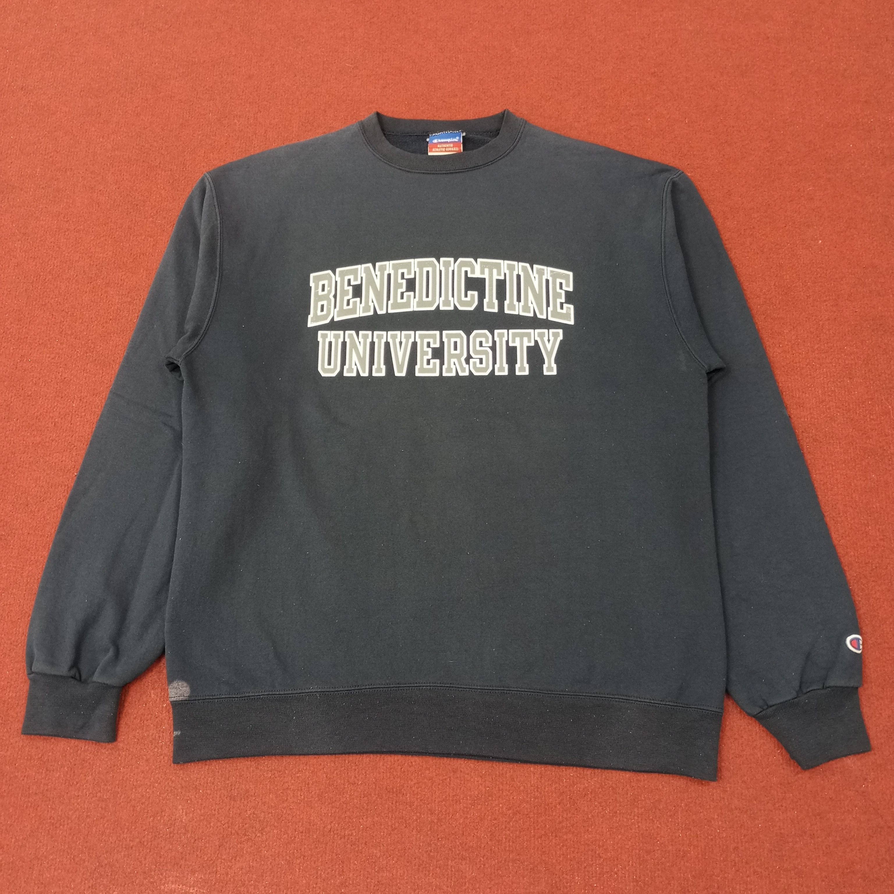 Champion Benedictine University Streetwear Champion Sweatshirt c250n3 Size US L / EU 52-54 / 3 - 1 Thumbnail