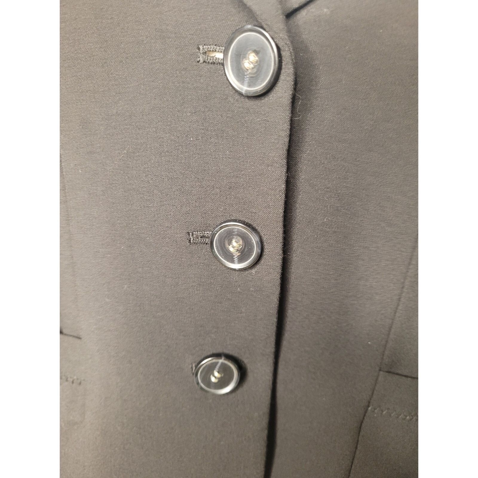 Elie Tahari Tahari Black Fitted Blazer 3 Button Lined Sz 6 Size M / US 6-8 / IT 42-44 - 8 Thumbnail
