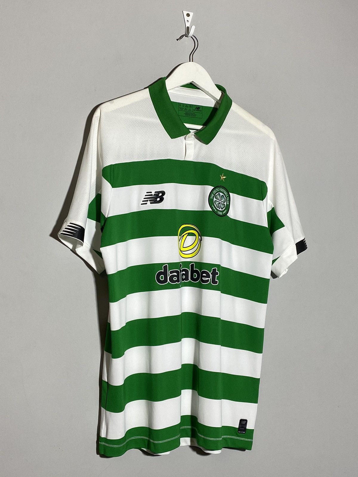 New Balance New Balance Celtic FC Football Shirt 2019 2020 Size US XL / EU 56 / 4 - 3 Thumbnail