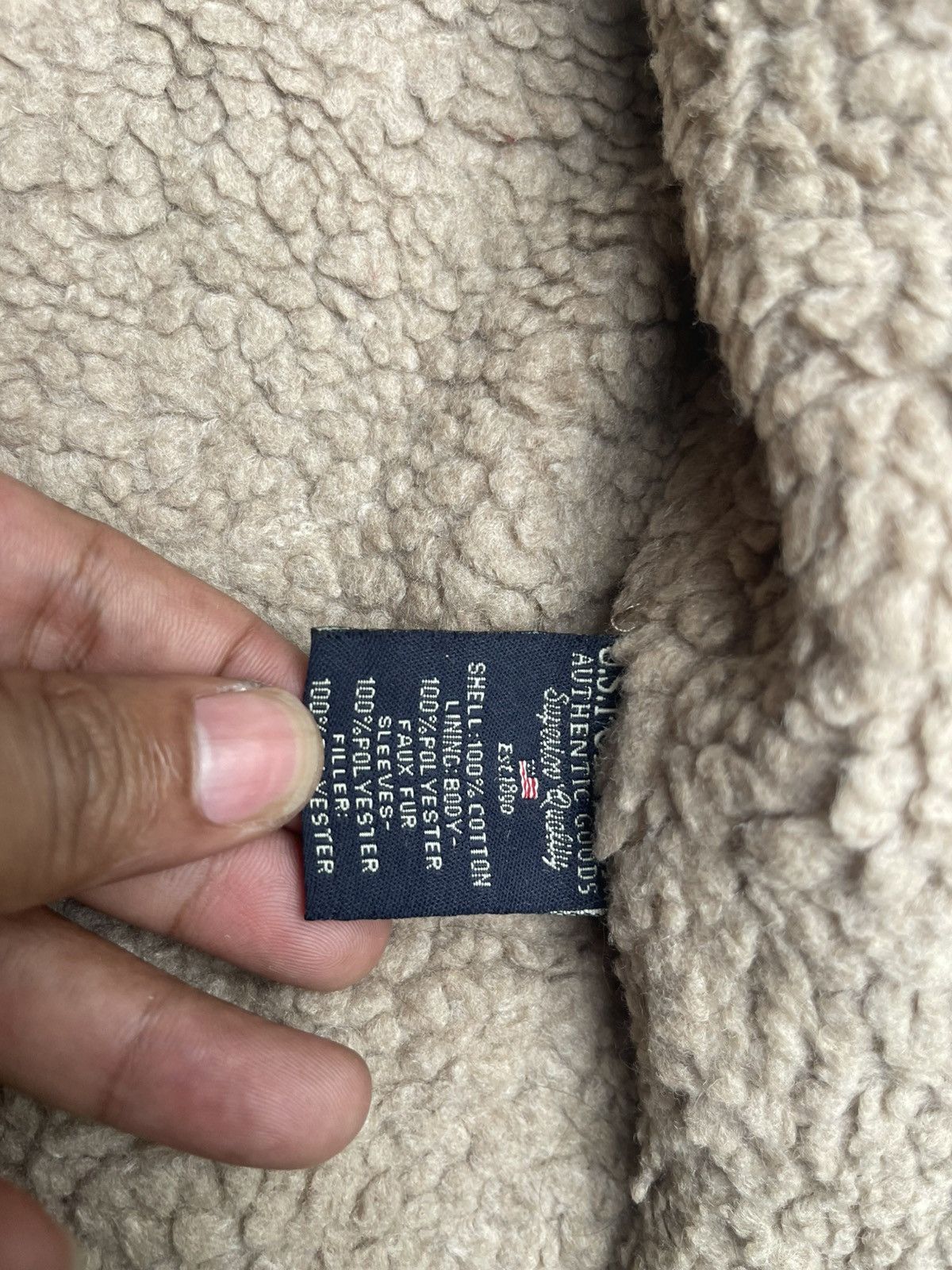 U.S. Polo Assn. 🇺🇸 U.S. Polo Assn. Corduroy Sherpa Jacket - Fuzzy Lined Size US M / EU 48-50 / 2 - 7 Thumbnail