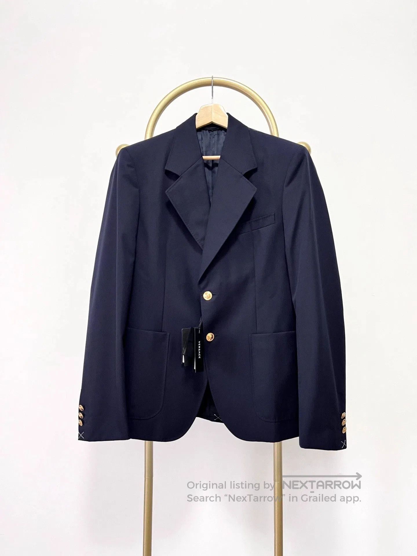 Versace Versace Men's Wool Two-Button Suit. Size US XL / EU 56 / 4 - 1 Thumbnail