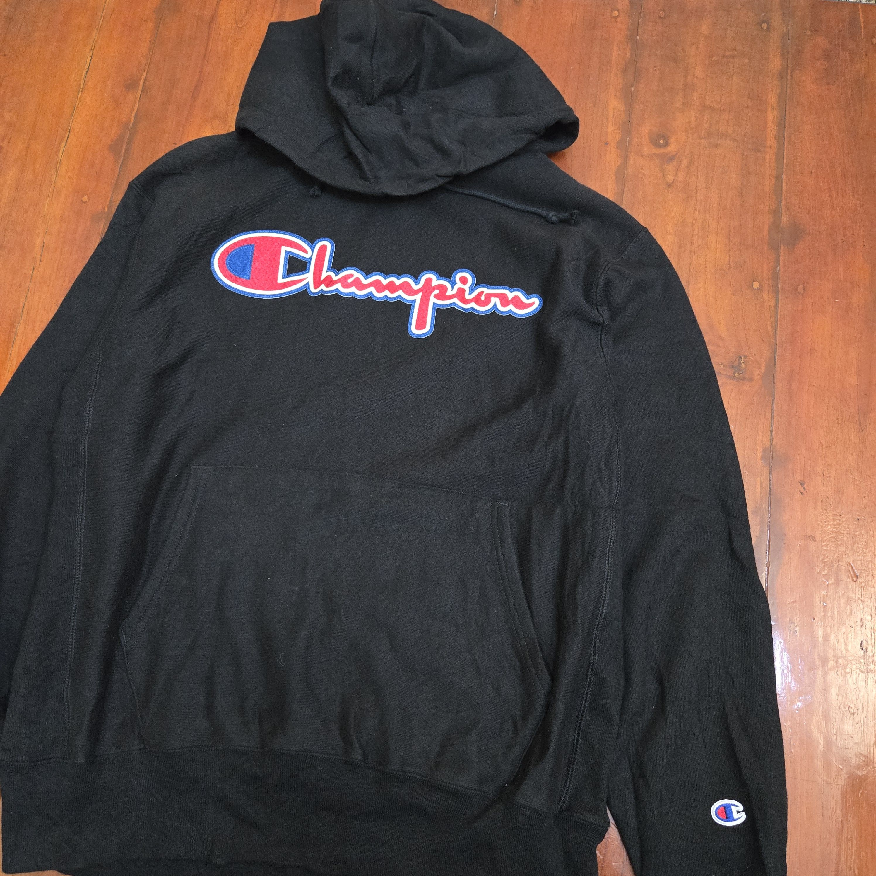Champion Vtg Champion Reverse Weave Big Logo Size US L / EU 52-54 / 3 - 3 Thumbnail