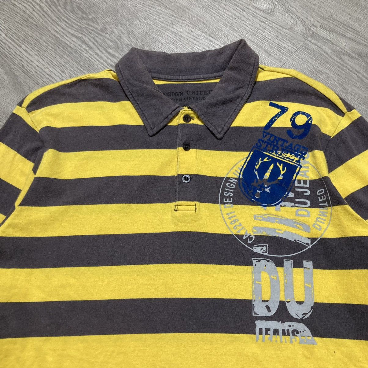 Hysteric Glamour 2000s Design United Poem Striped Longslevee Punk Lgb Style Size US L / EU 52-54 / 3 - 4 Thumbnail
