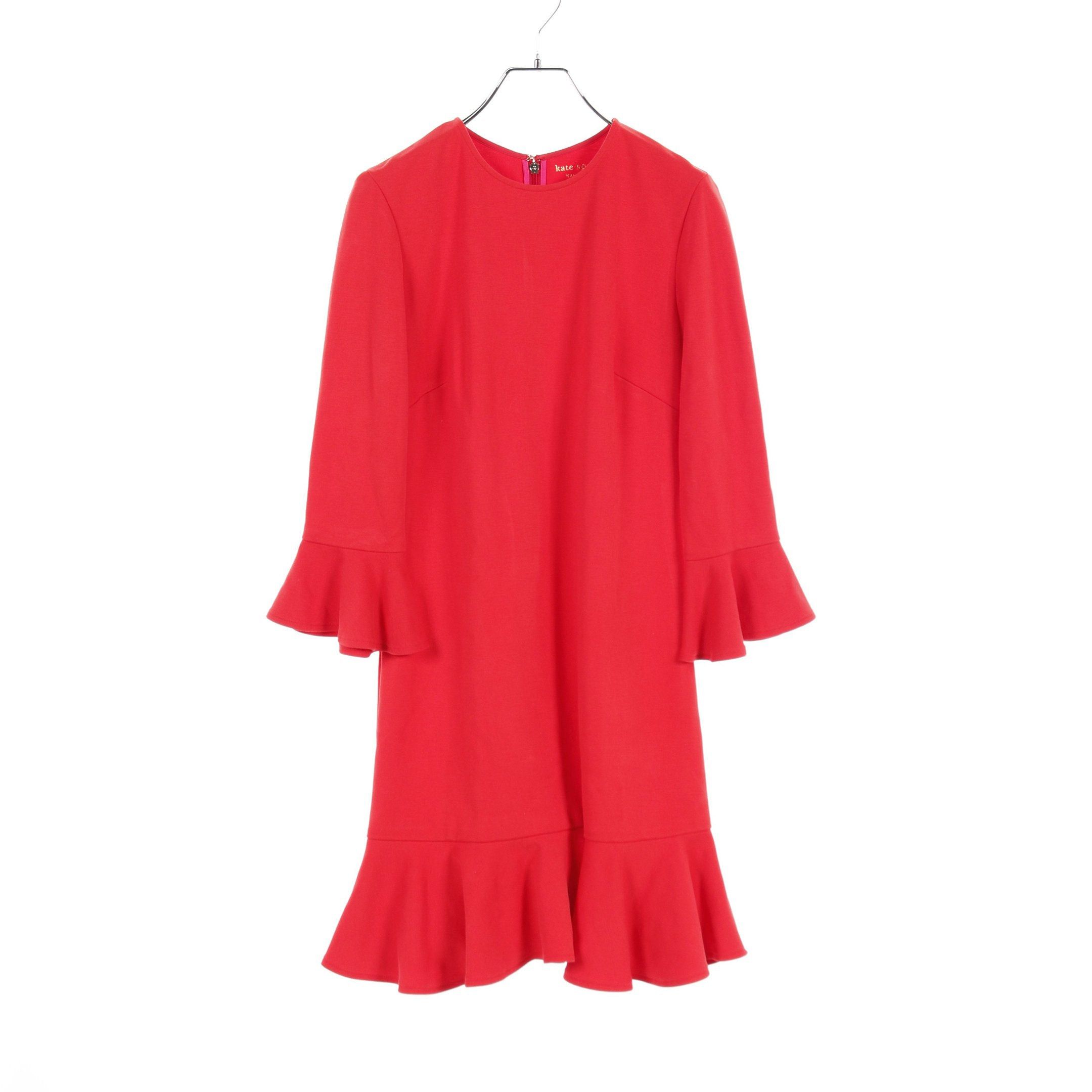 Kate Spade Kate Spade One Piece Frill Rayon Red Size ONE SIZE - 1 Thumbnail
