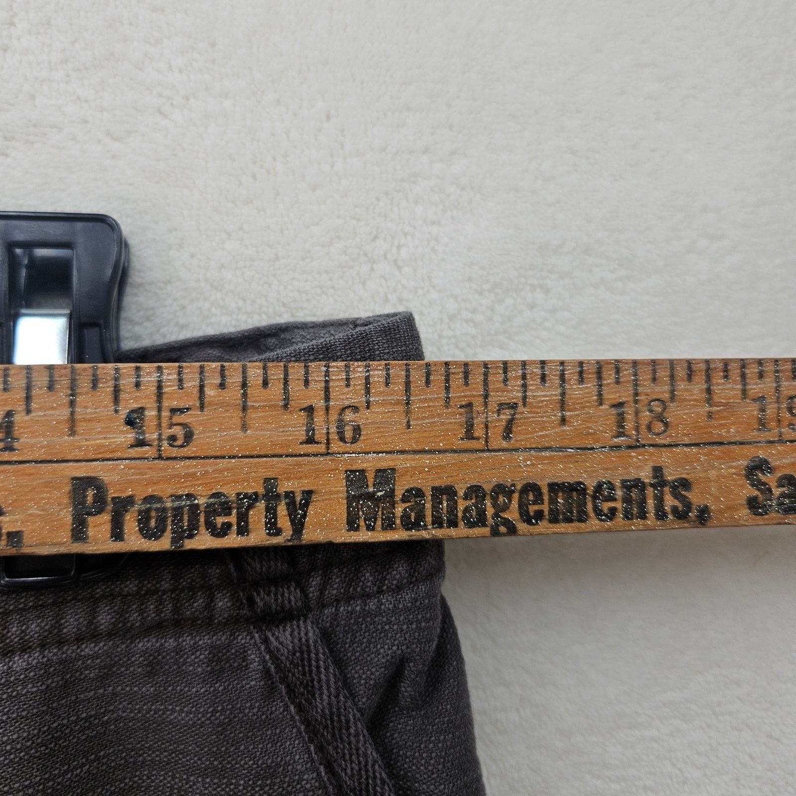 Lucky Brand LUCKY BRAND WOMEN'S 12 COTTEN BLEND DARK GRAY CARGO PANTS Size 34" / US 12 / IT 48 - 3 Thumbnail
