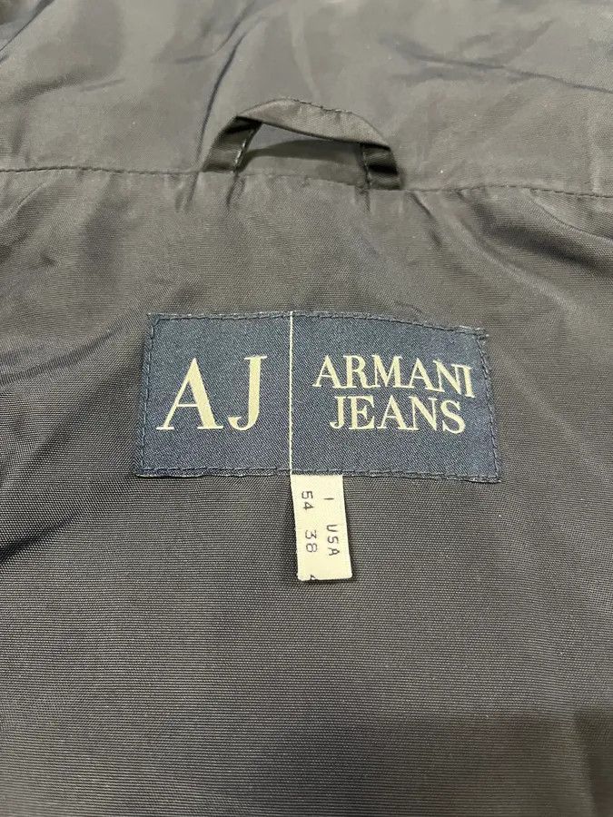 Armani 2000s Armani Utility Navy Nylon Jacket Size US L / EU 52-54 / 3 - 10 Thumbnail