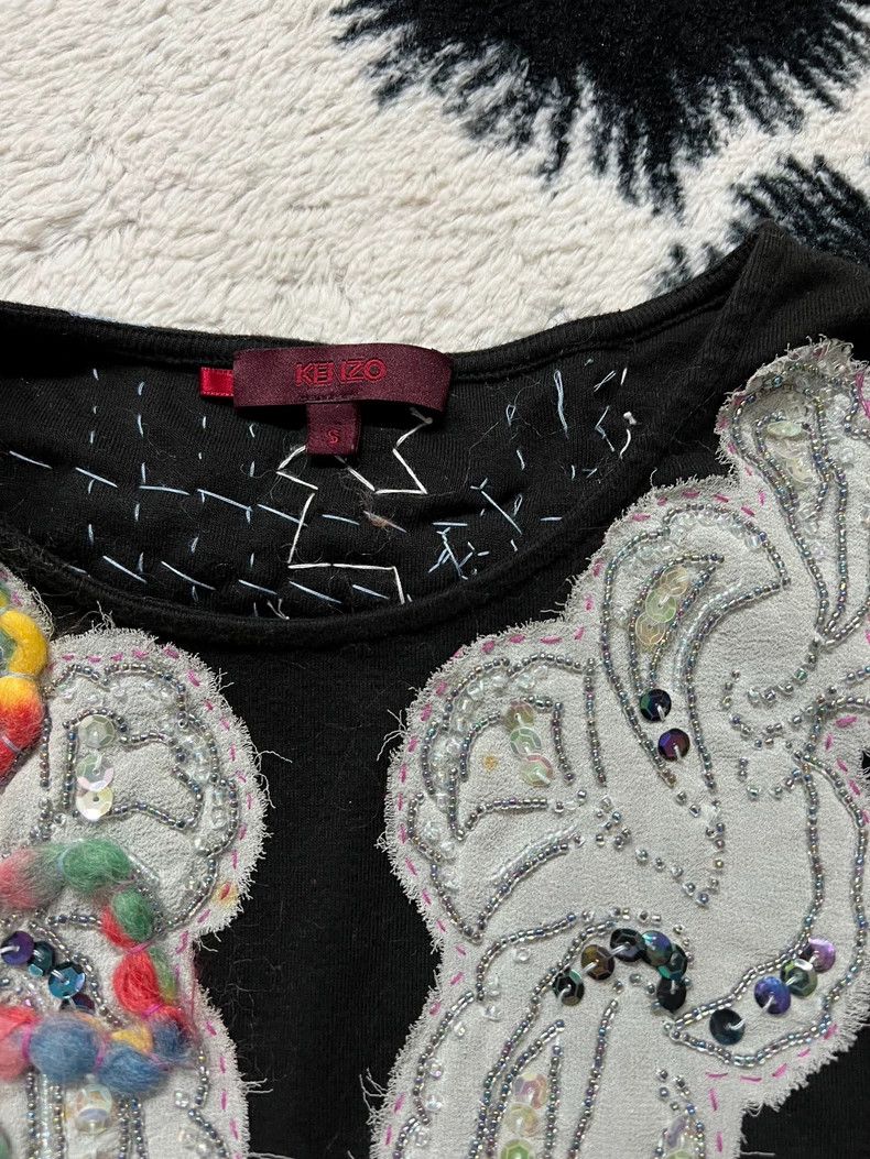 Kenzo KENZO Bright patch appliqué pom-pom vest Size S / US 4 / IT 40 - 7 Thumbnail