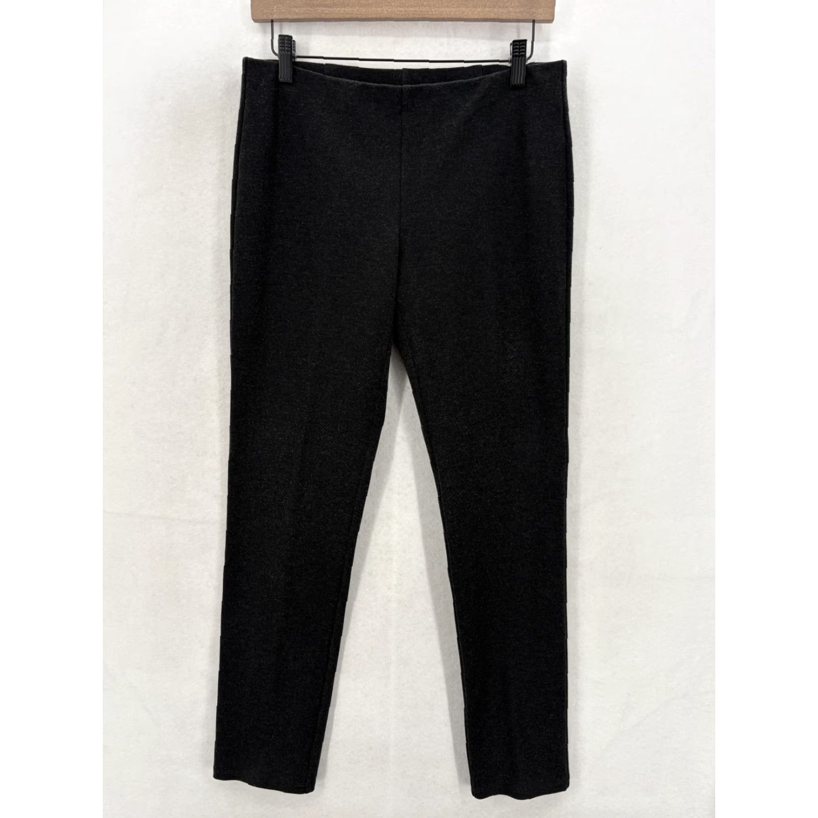 Eileen Fisher Eileen Fisher Pants Womens Small Gray Ponte High Rise Ankle Leggings Stretch Size 28" / US 6 / IT 42 - 2 Thumbnail