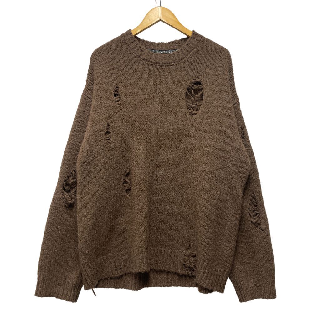 image of Number N Ine Distressed Knit Sweater, Men's (Size XL)