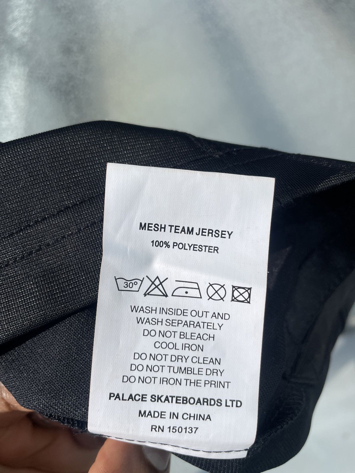 Palace Palace Mesh Team Jersey 'Black' | Grailed