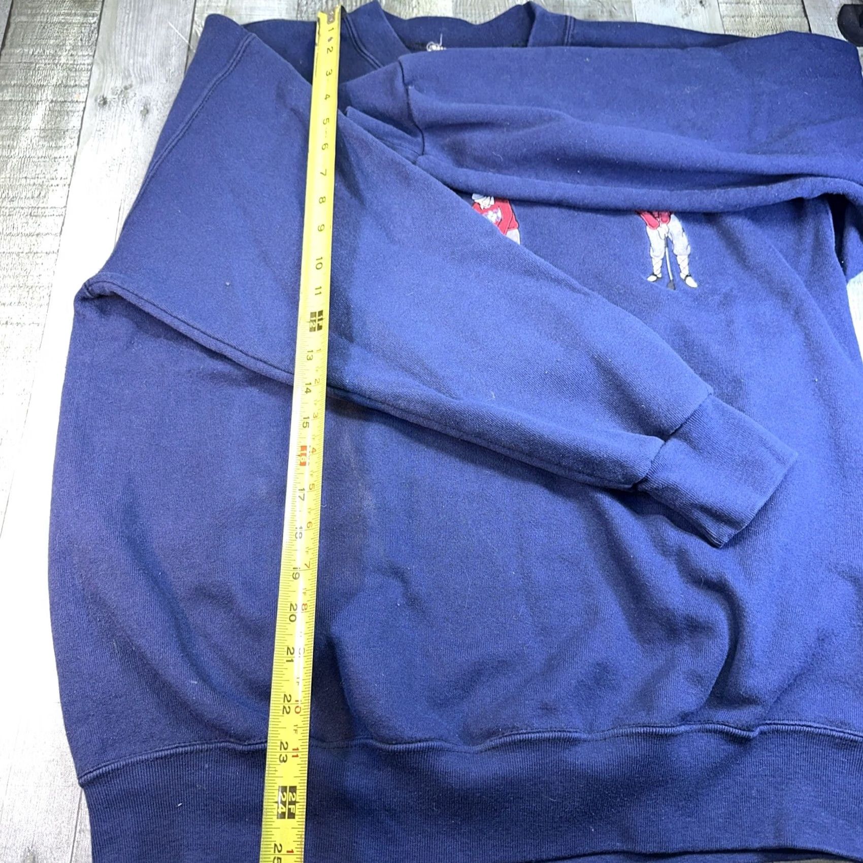 Nutmeg VINTAGE Nutmeg Mills embroidered golfer navy crewneck sweatshirt Men XL Blue Pullover Golf Embroidered 90s Size US L / EU 52-54 / 3 - 6 Thumbnail