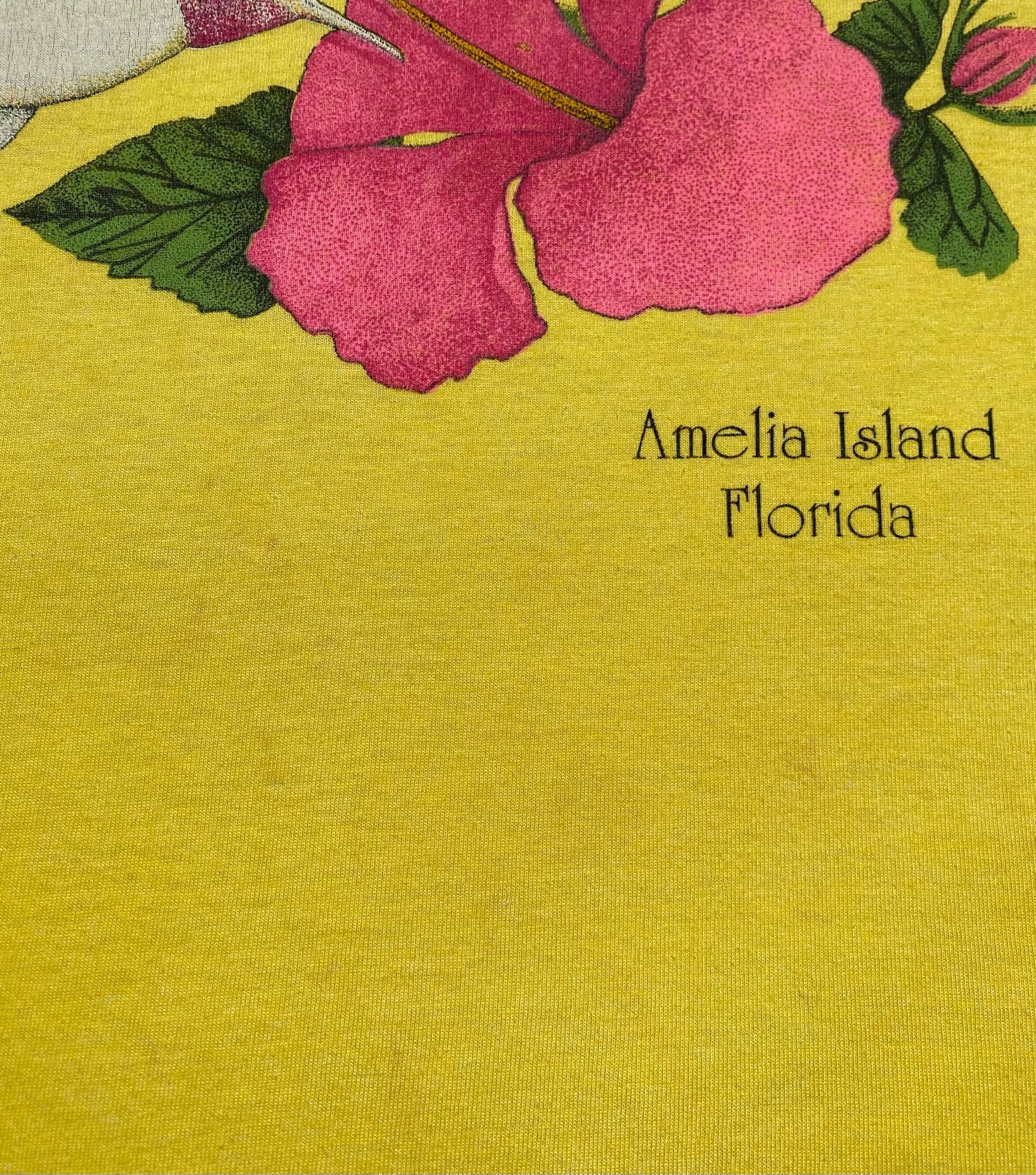 Vintage 90’s Amelia Island Hummingbird Single Stitch T-Shirt Large Size L / US 10 / IT 46 - 9 Thumbnail