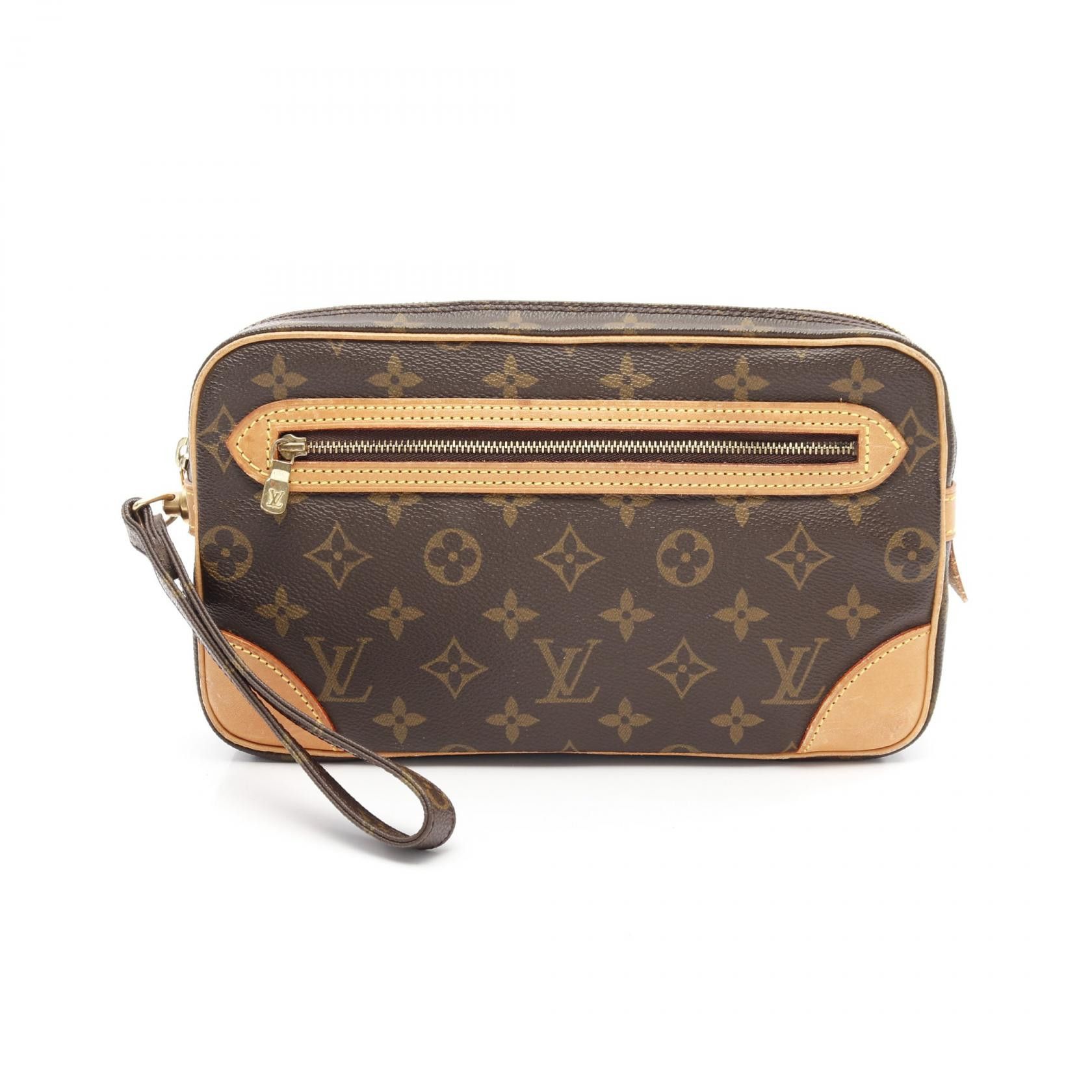 Louis Vuitton Louis Vuitton Louis Vuitton Marli Dragonne Monogram Clutch Bag Canvas Clutch Bag M51825 Size ONE SIZE - 1 Thumbnail
