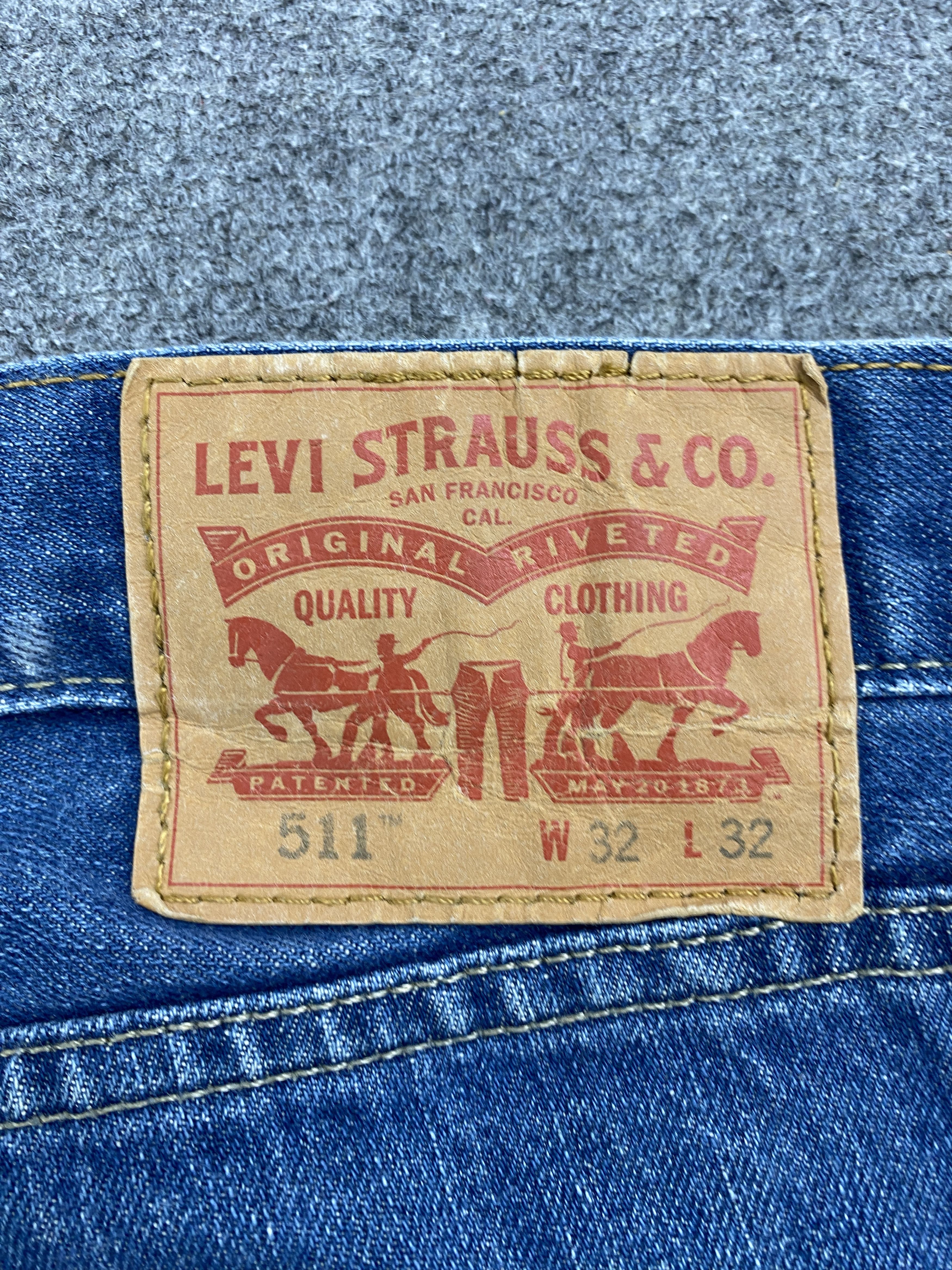 Levi's × Vintage Vintage Levis 511 Faded Blue Jeans Size US 30 / EU 46 - 5 Thumbnail