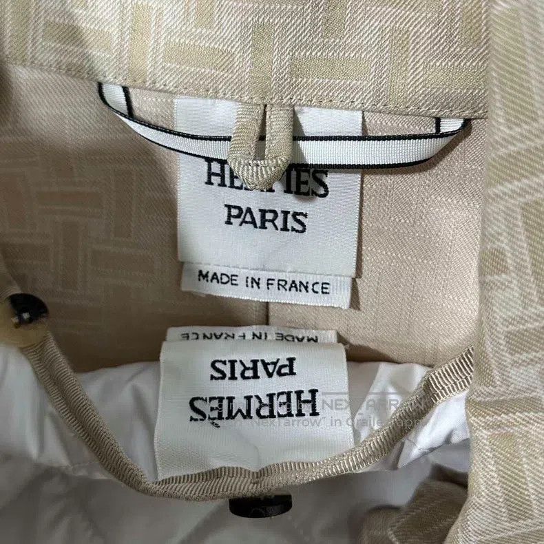 Hermes Hermes Quilted vest with removable sleeves beige coat Size XS / US 0-2 / IT 36-38 - 4 Thumbnail